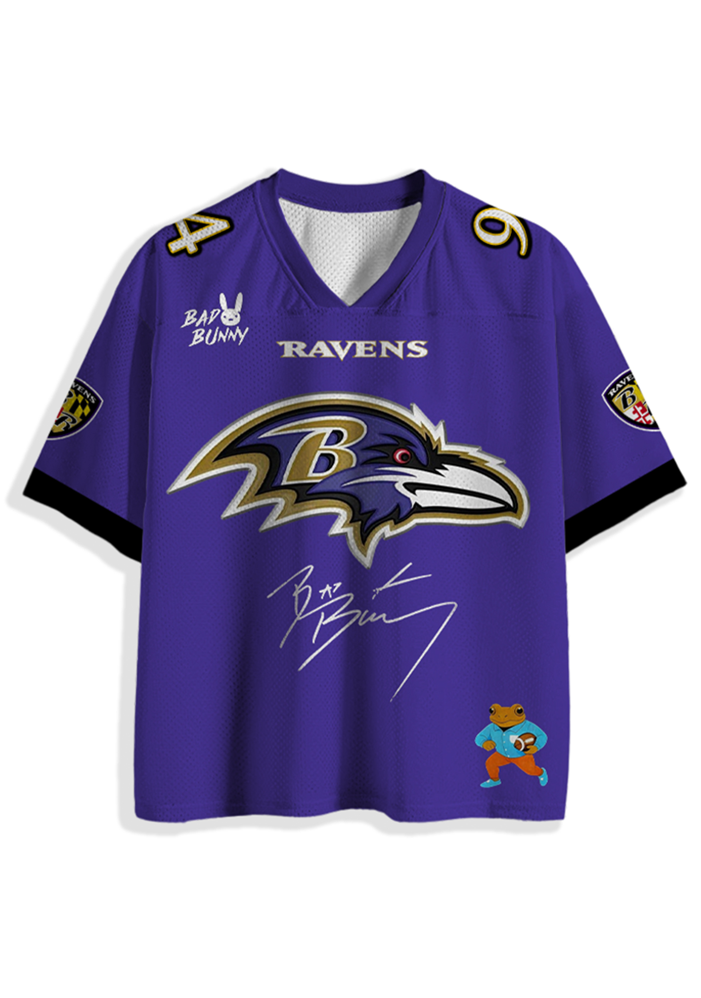 Benito bowl Y2K Crop Sport Jersey Shirts