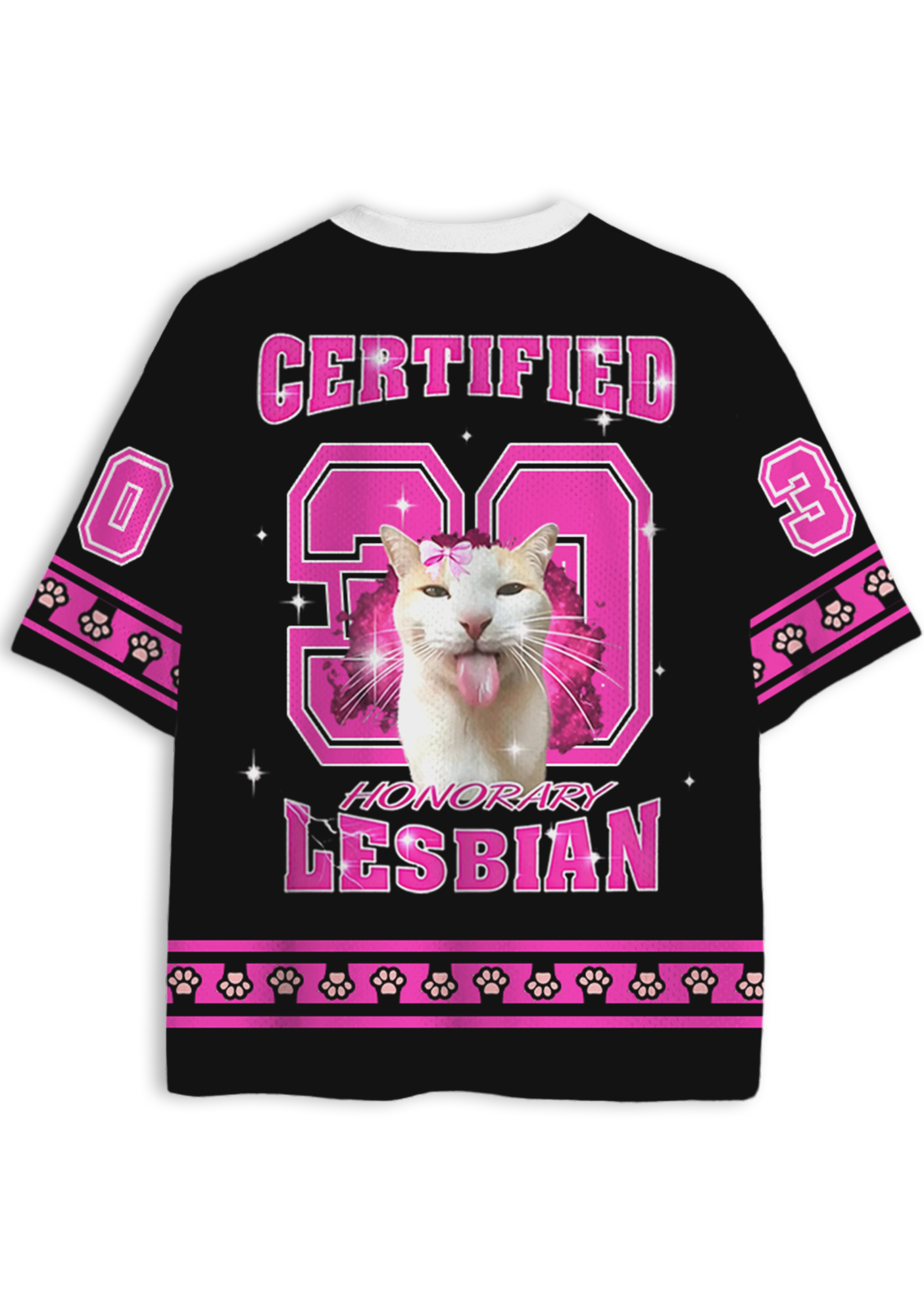 Certified Honorary Lesbian Jersey Shirt