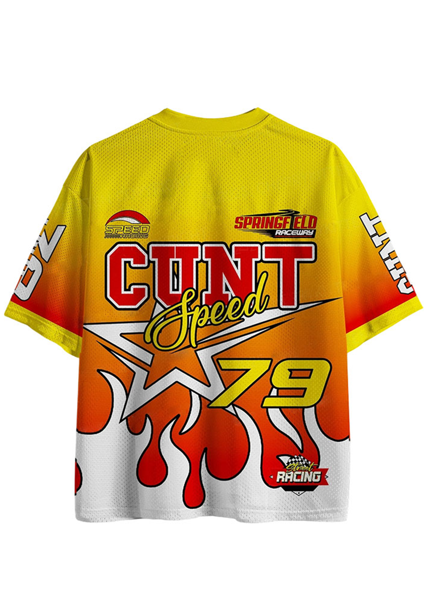 Cunt Y2K Crop Sport Jersey Shirts