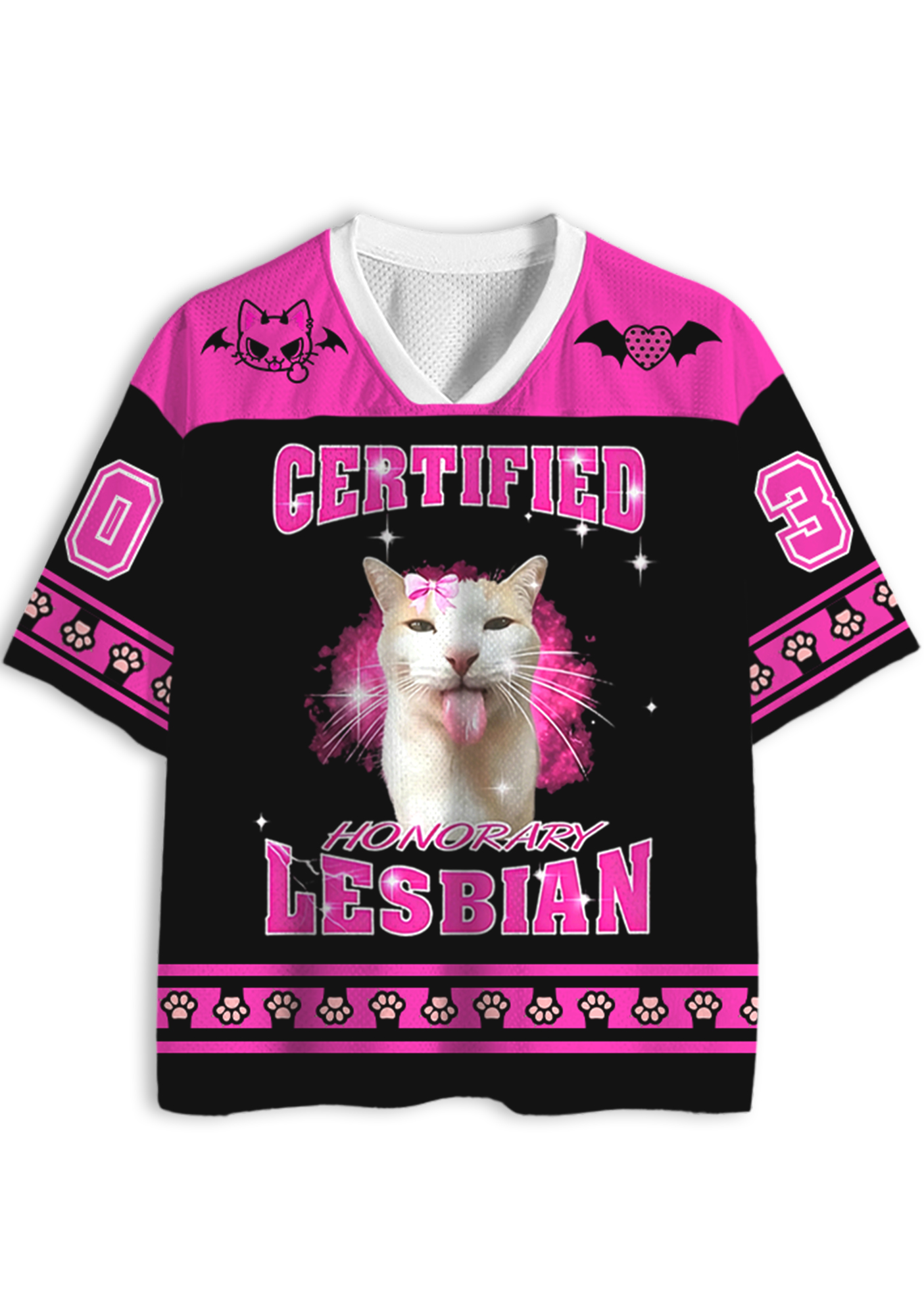 Certified Honorary Lesbian Jersey Shirt