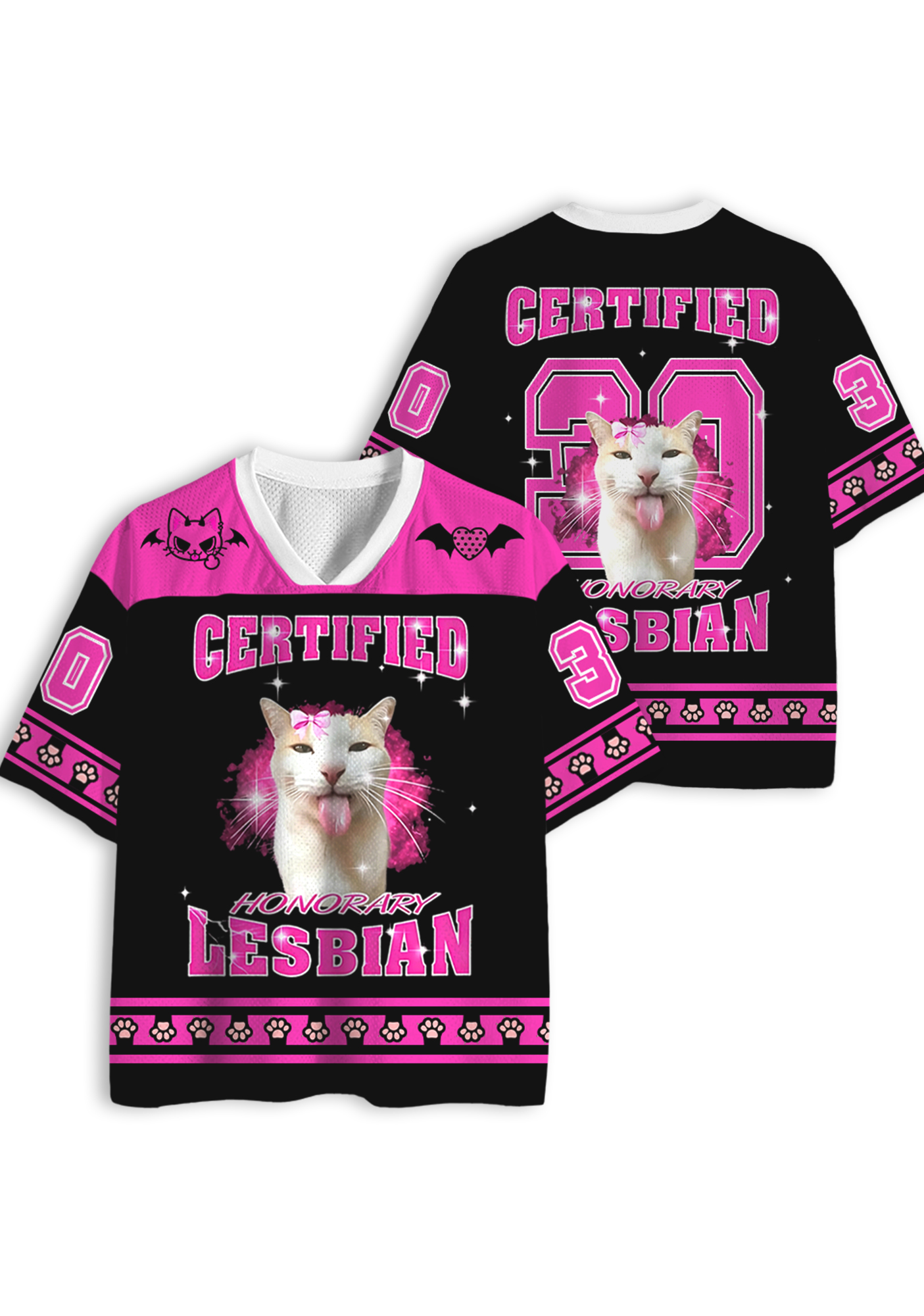 Certified Honorary Lesbian Jersey Shirt