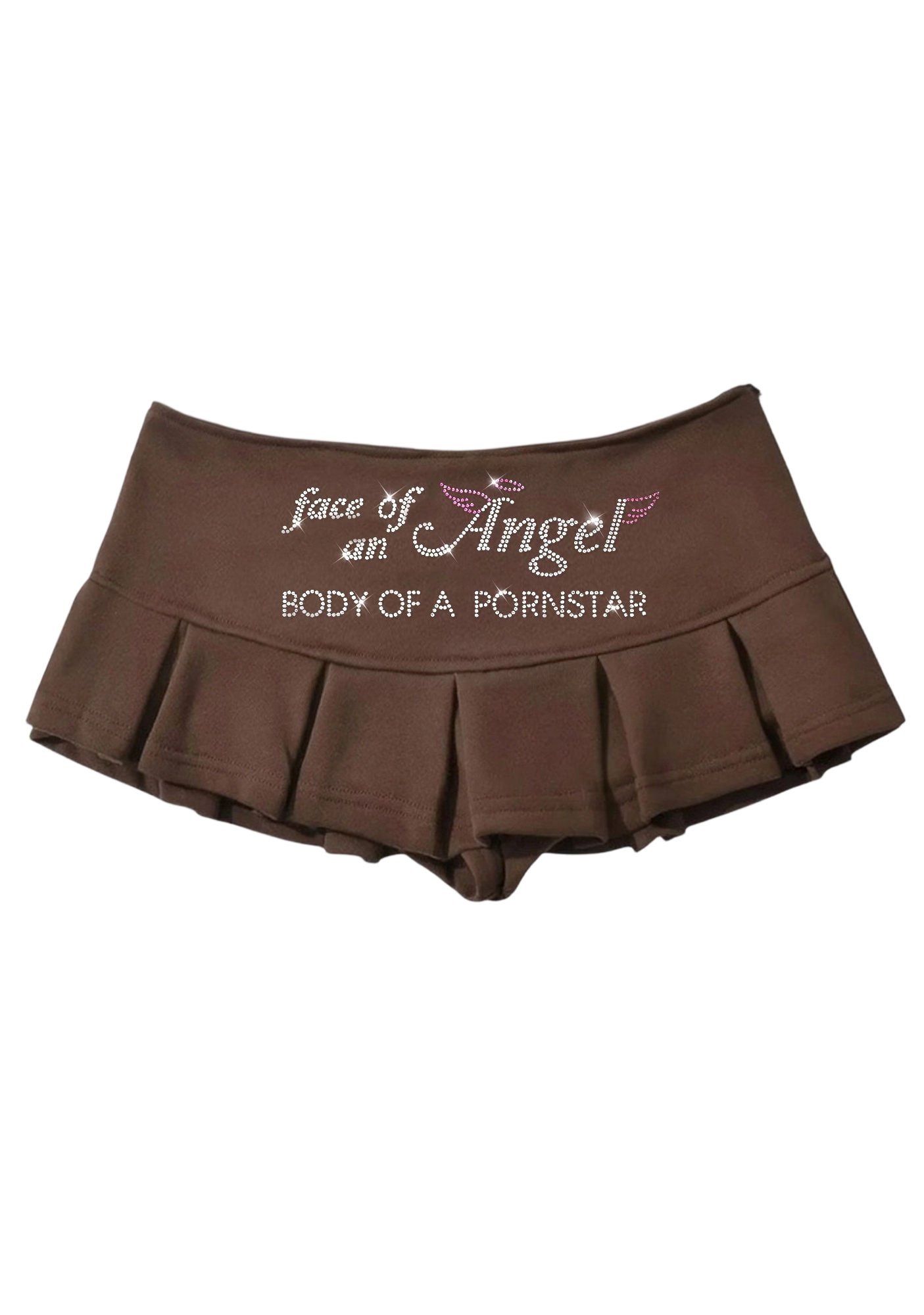 Face of An Angel Y2K Mini Pleated Skirts