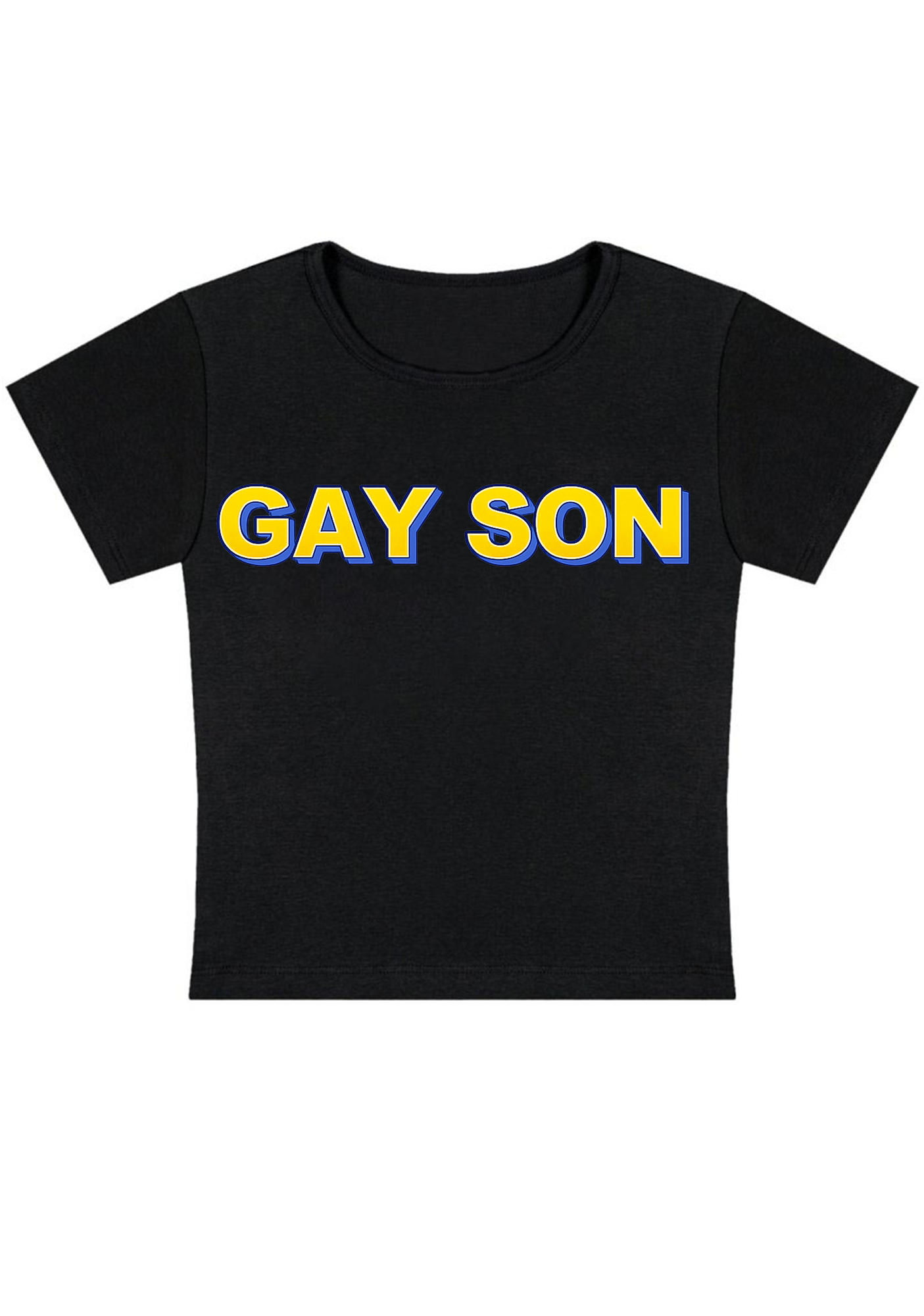 Gay Son Y2K Baby Tee