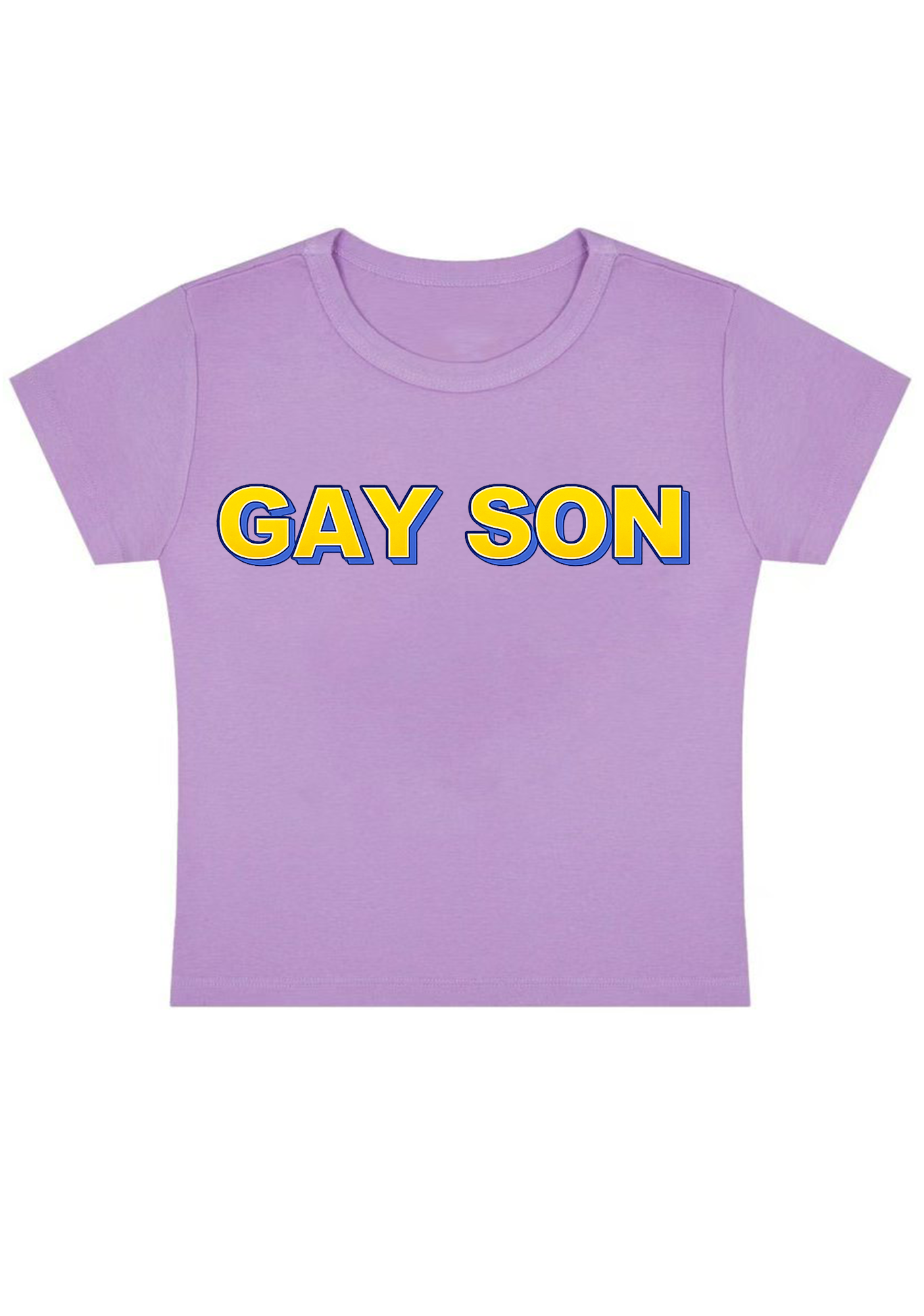 Gay Son Y2K Baby Tee