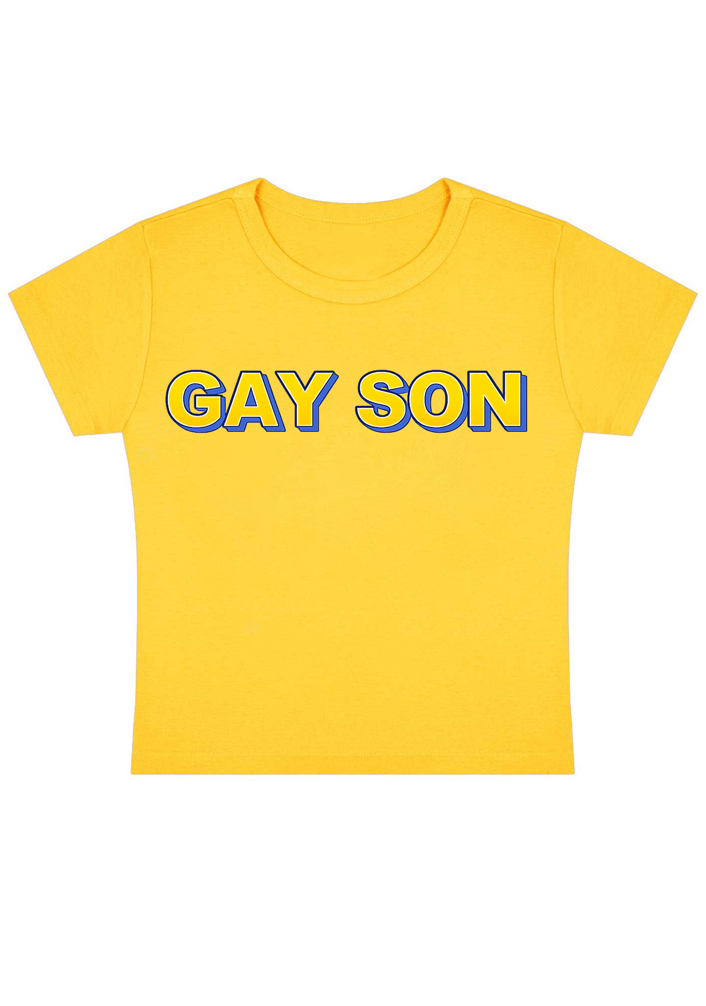 Gay Son Y2K Baby Tee