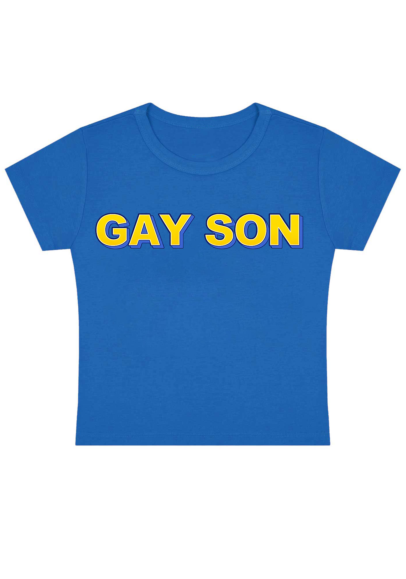 Gay Son Y2K Baby Tee