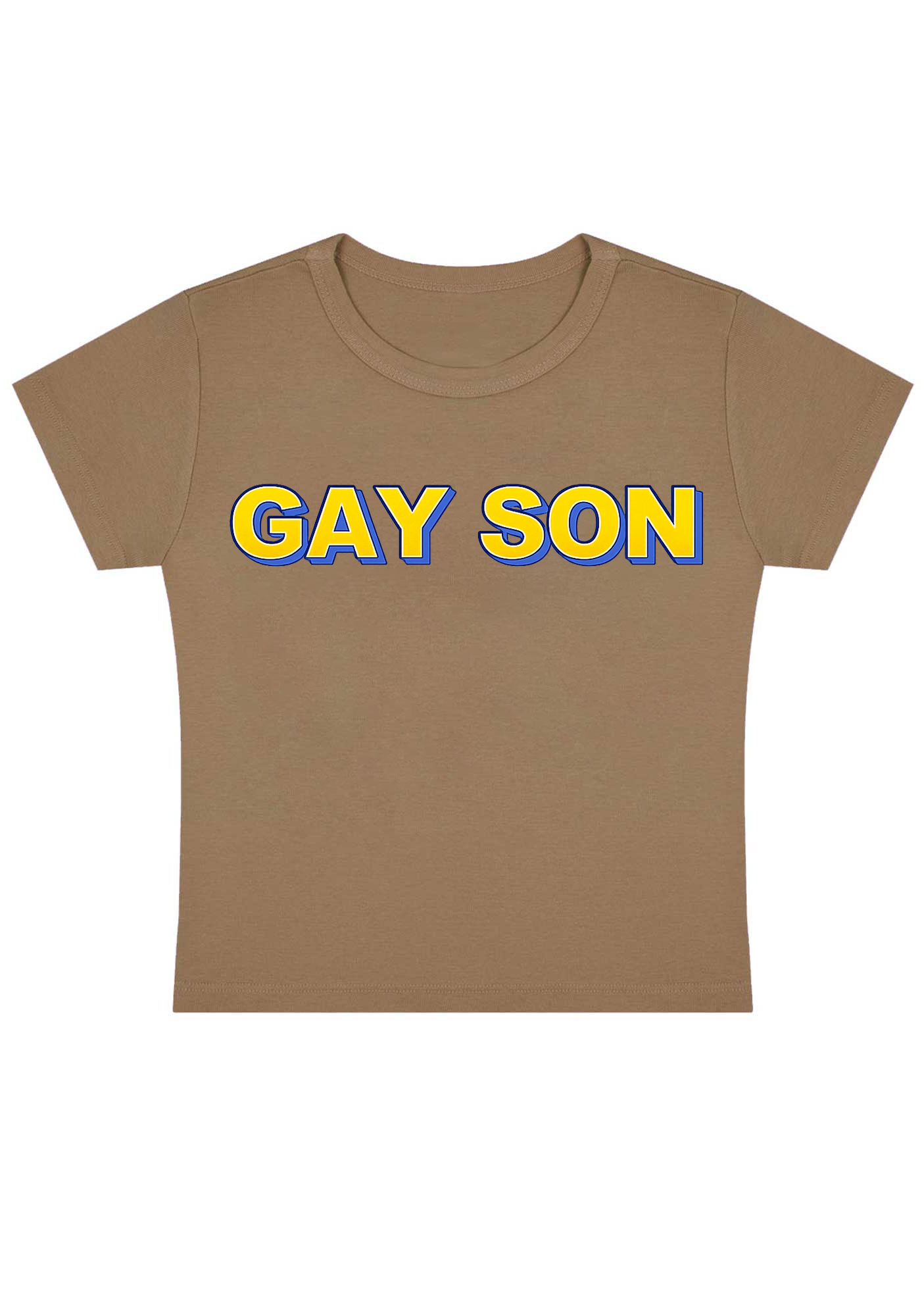 Gay Son Y2K Baby Tee