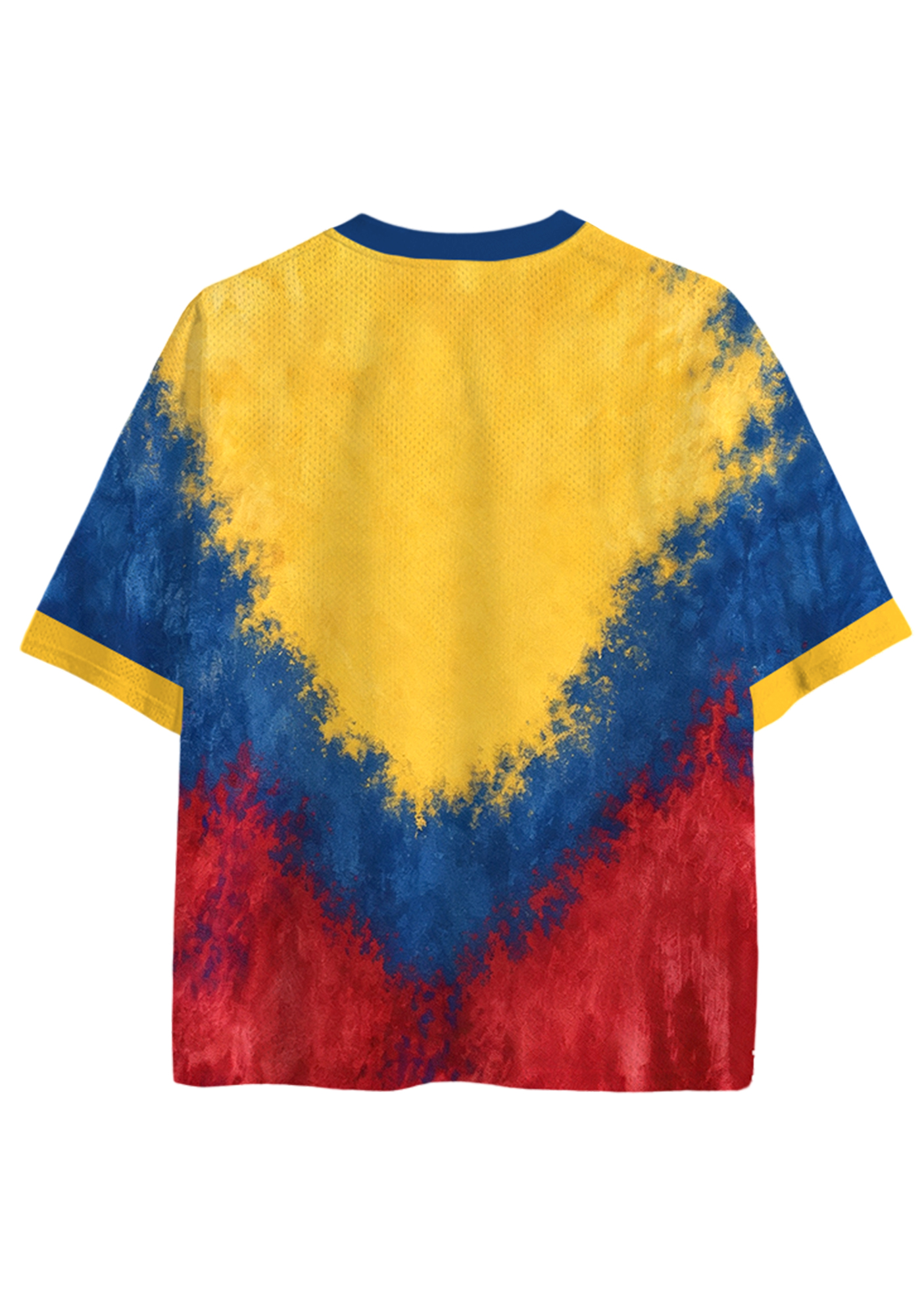 Colombia Se Levanta Tie‑Dye Mesh Jersey Shirt