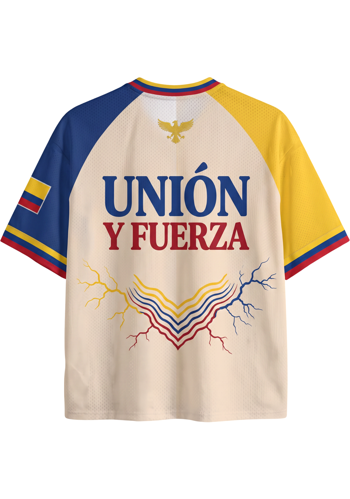 Colombia Strong Crack Lightning Mesh Jersey Shirt