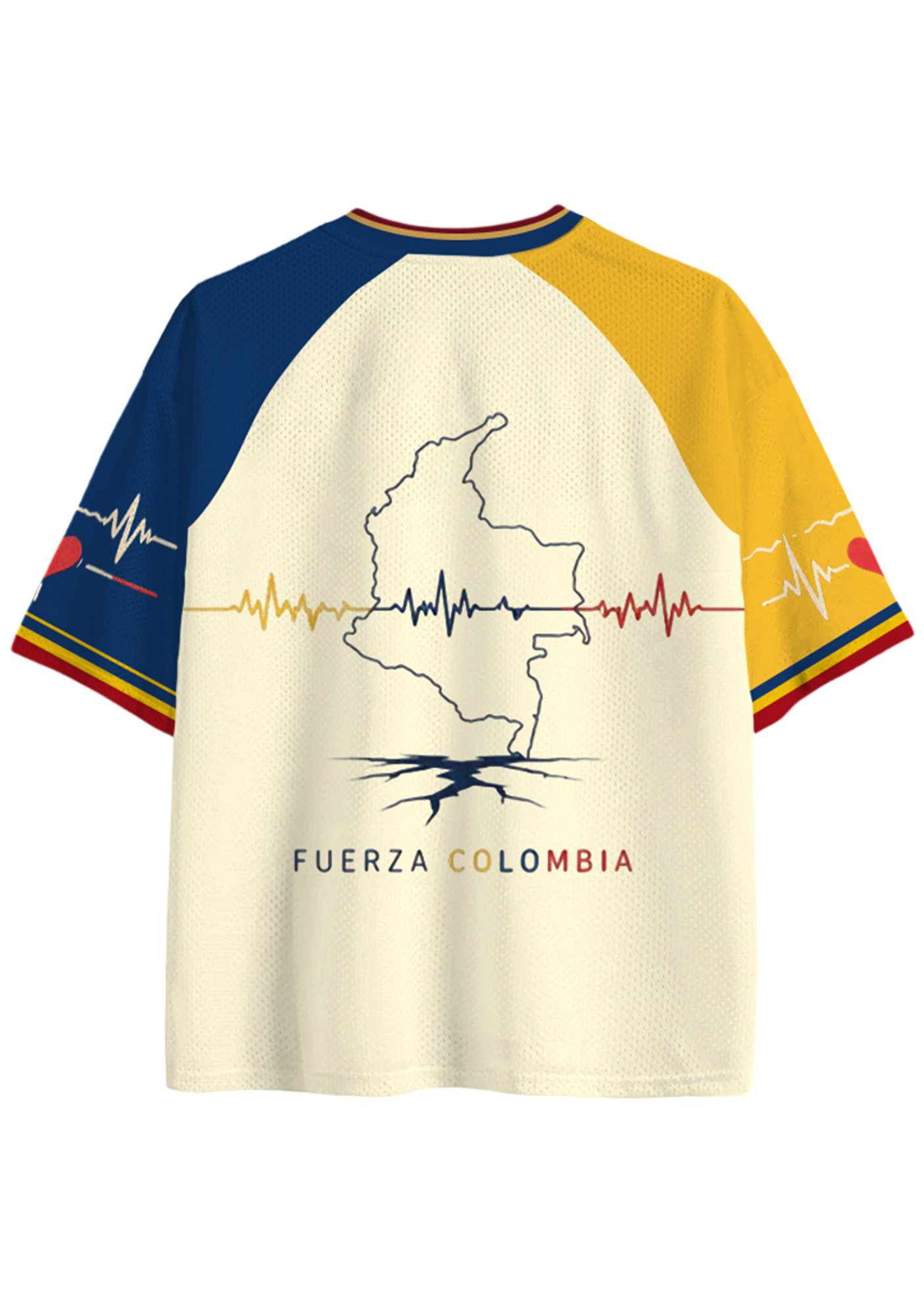 Colombia Strong Peace Dove Tribute Mesh Jersey Shirt