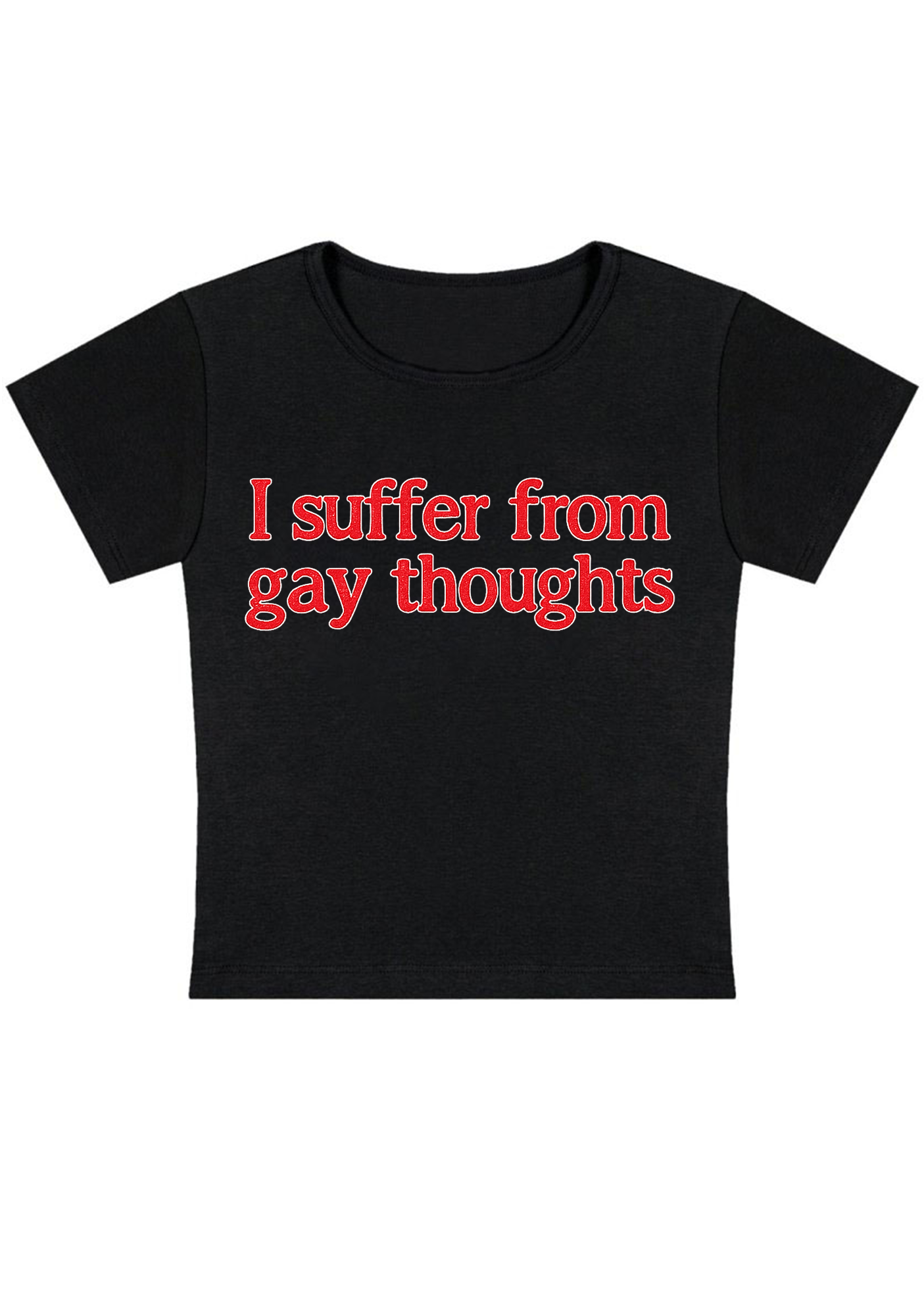 I Suffer From Gay Thoughts Y2K Baby Tee