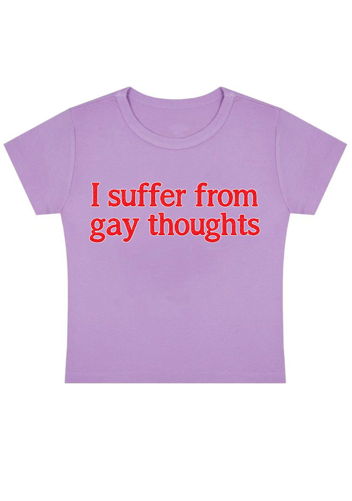 I Suffer From Gay Thoughts Y2K Baby Tee