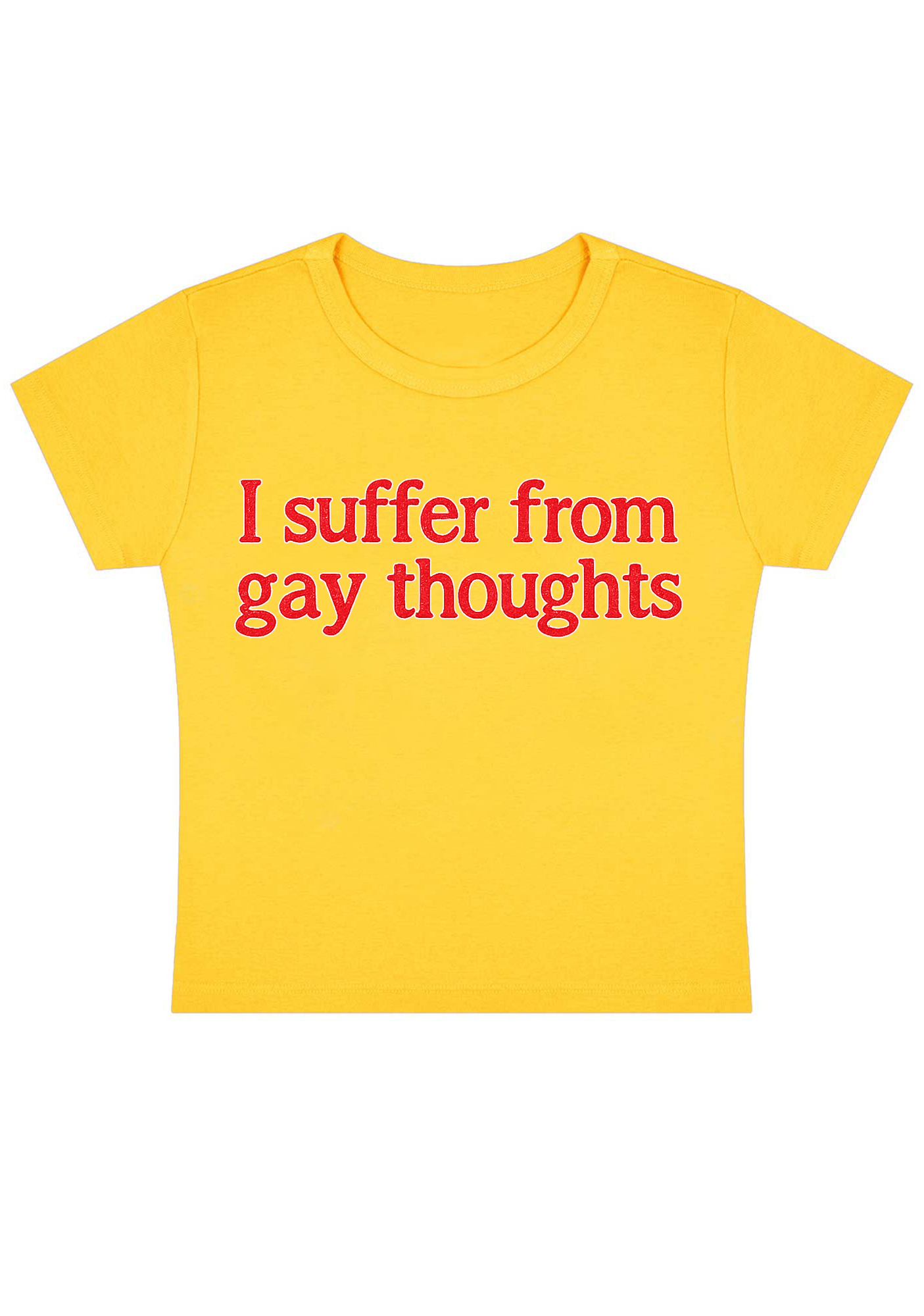 I Suffer From Gay Thoughts Y2K Baby Tee