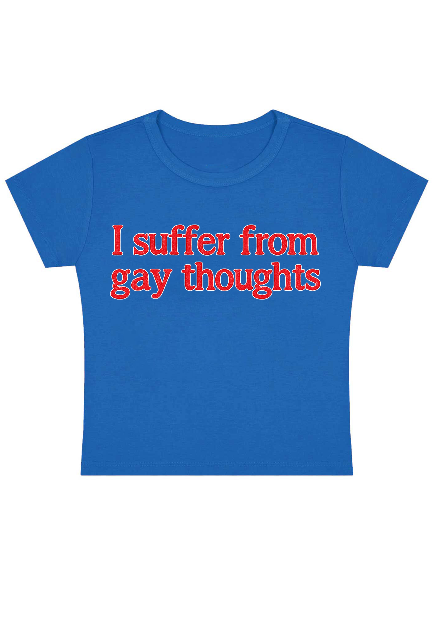 I Suffer From Gay Thoughts Y2K Baby Tee