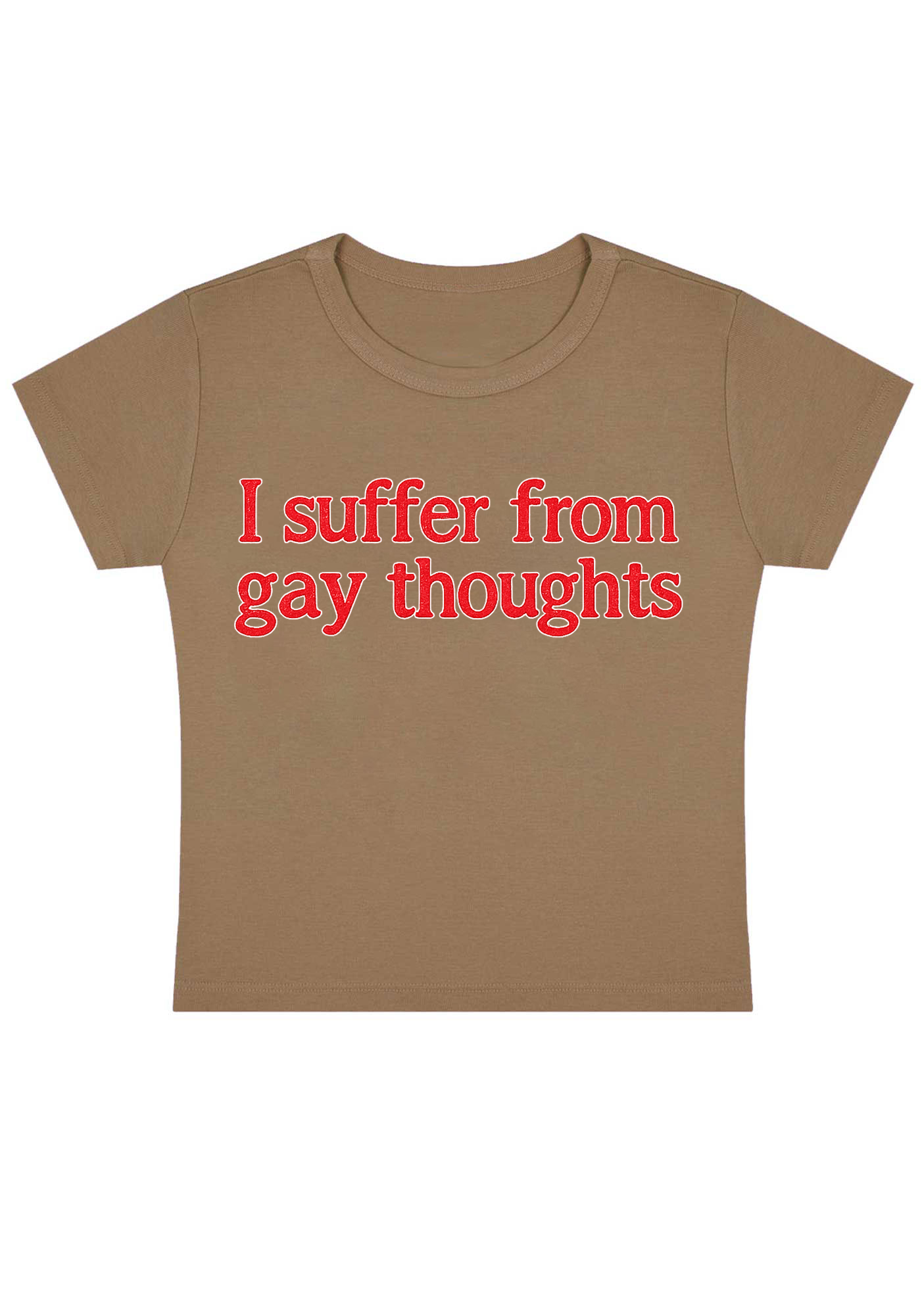 I Suffer From Gay Thoughts Y2K Baby Tee