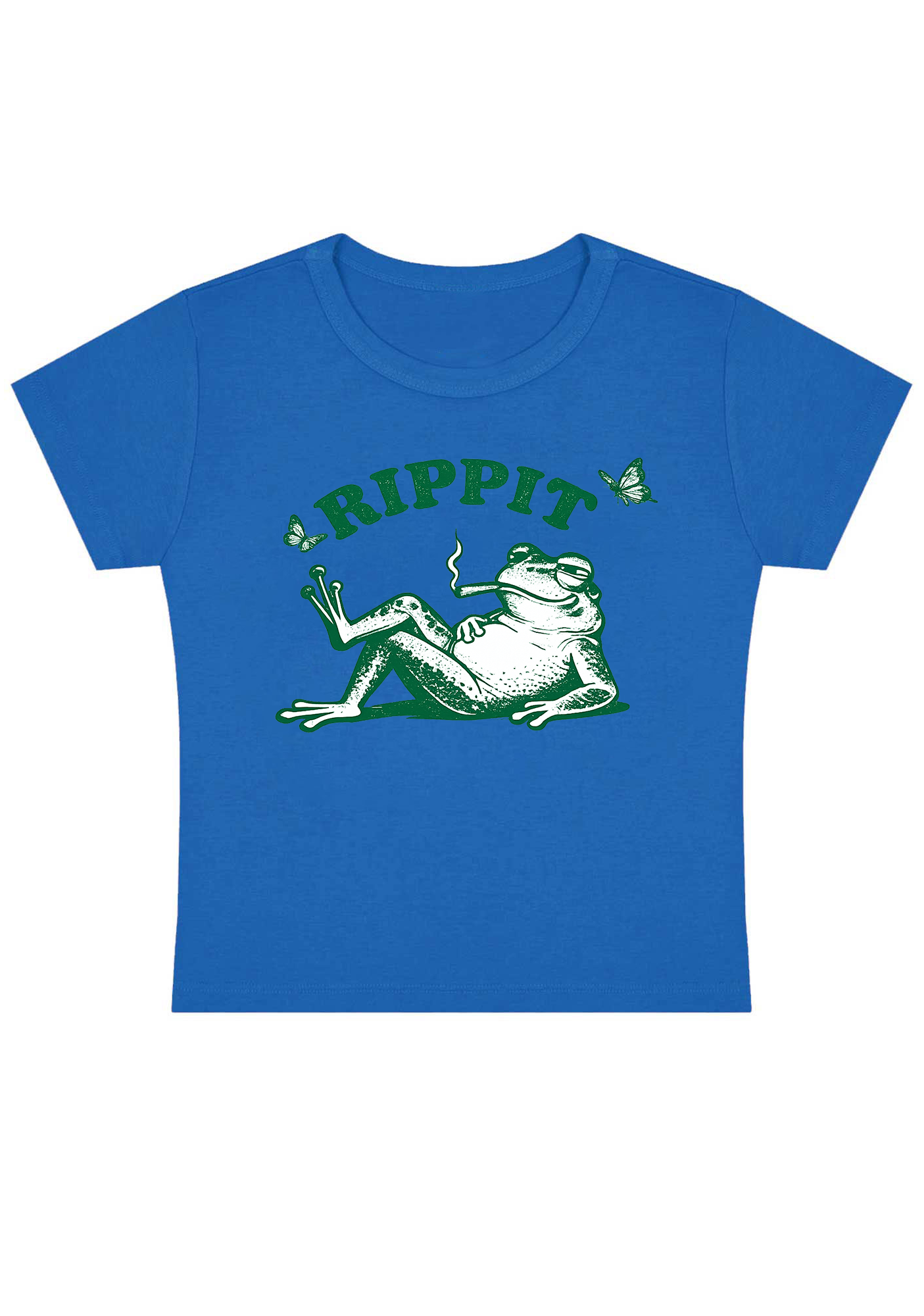 Rippit Frog Y2K Baby Tee