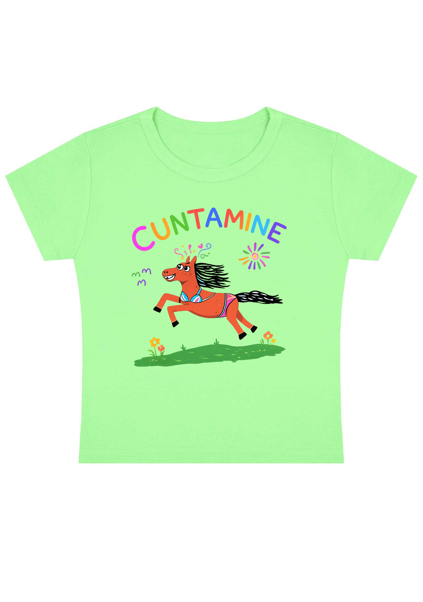 Cxxtamine Y2K Baby Tee