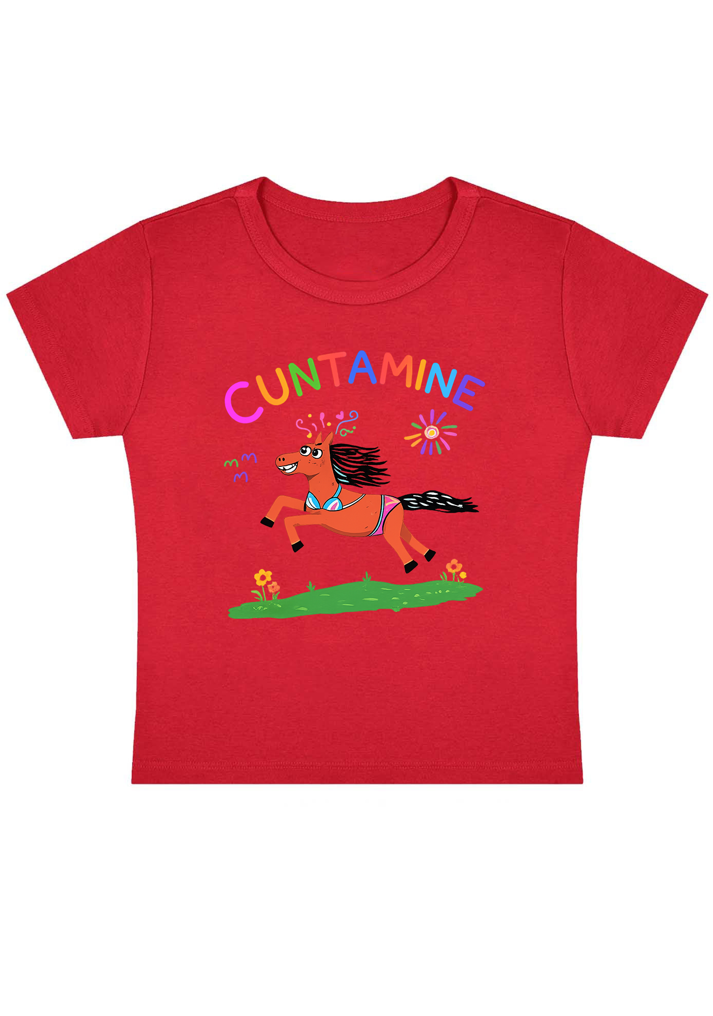 Cxxtamine Y2K Baby Tee