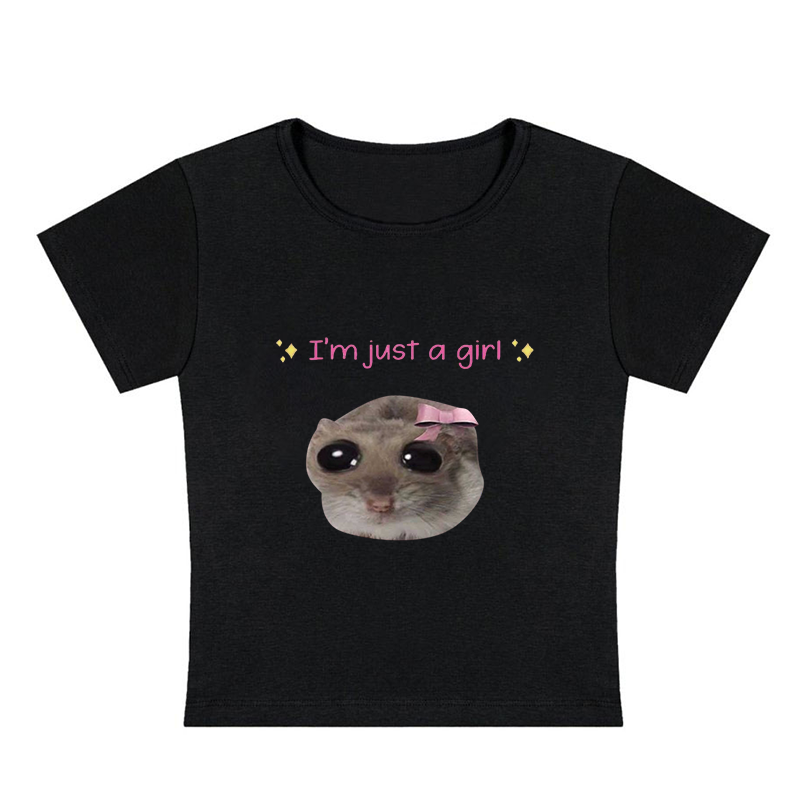 I‘m Just A Girl Y2K Baby Tee