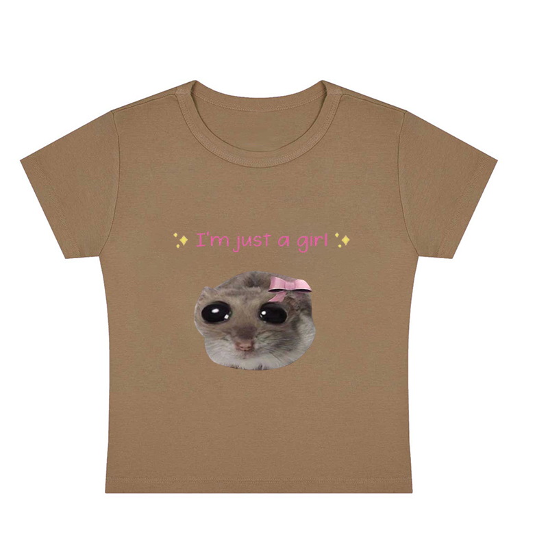 I‘m Just A Girl Y2K Baby Tee