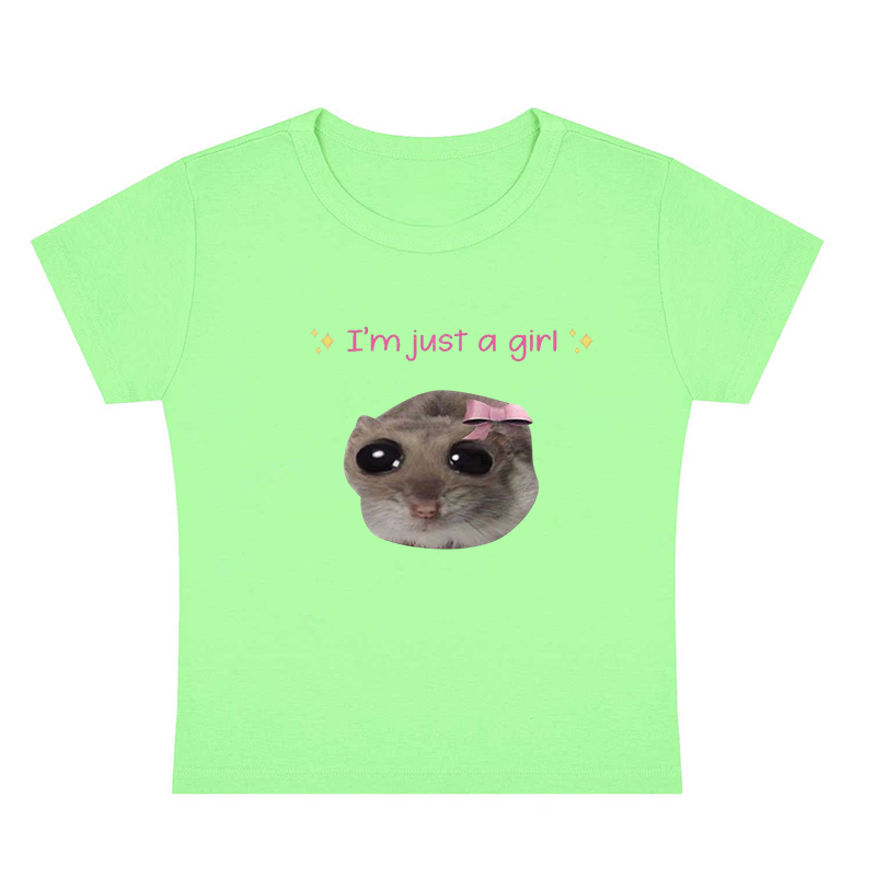 I‘m Just A Girl Y2K Baby Tee