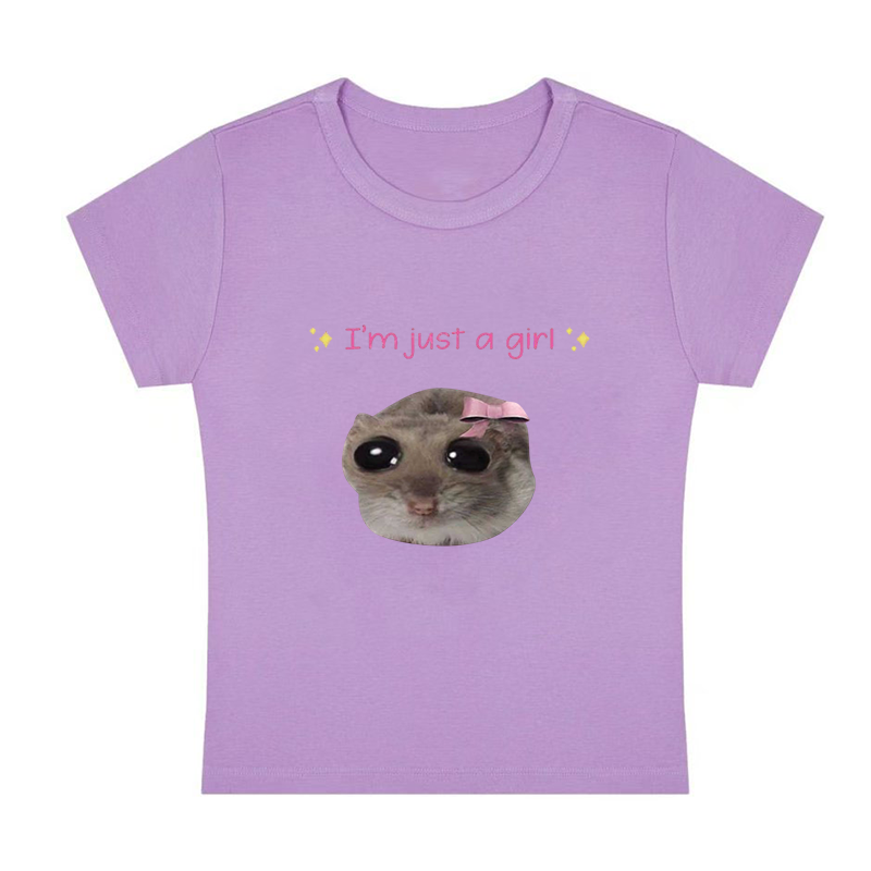 I‘m Just A Girl Y2K Baby Tee
