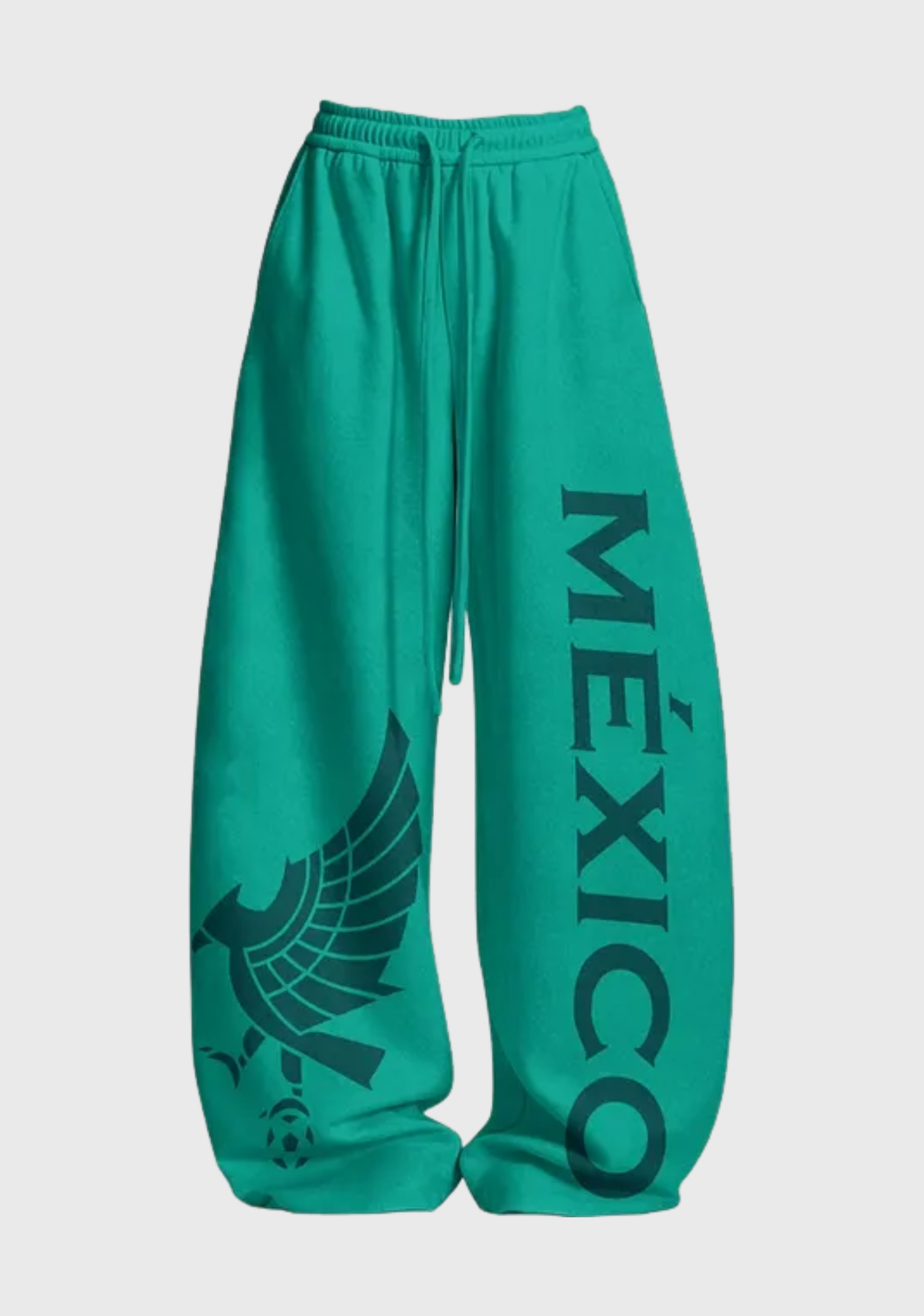Mexico National Soccer Team Tops & Elasticated Trousers Two-Piece Set