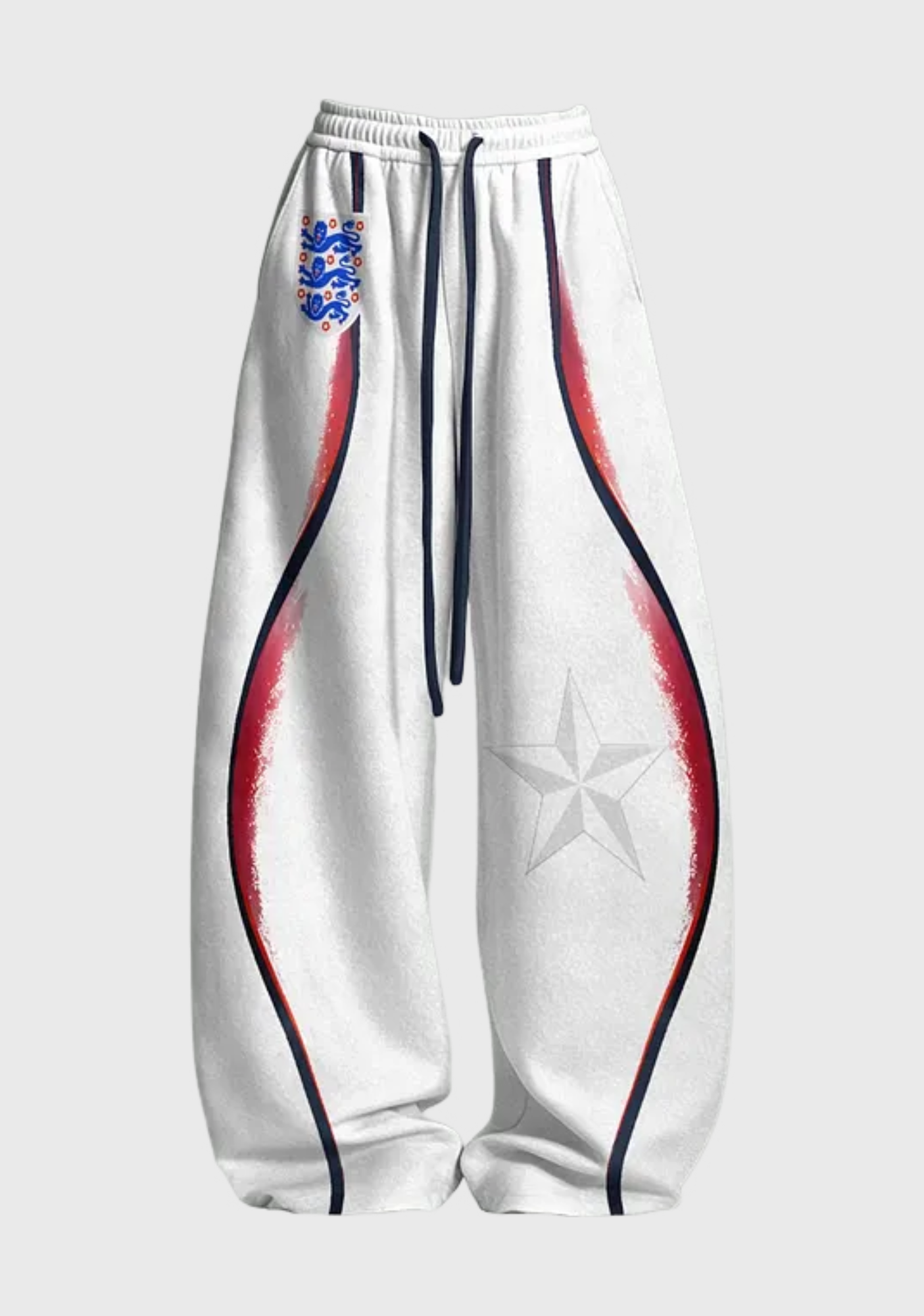 England Three Lions Crest Tops & Elasticated Trousers Two-Piece Set