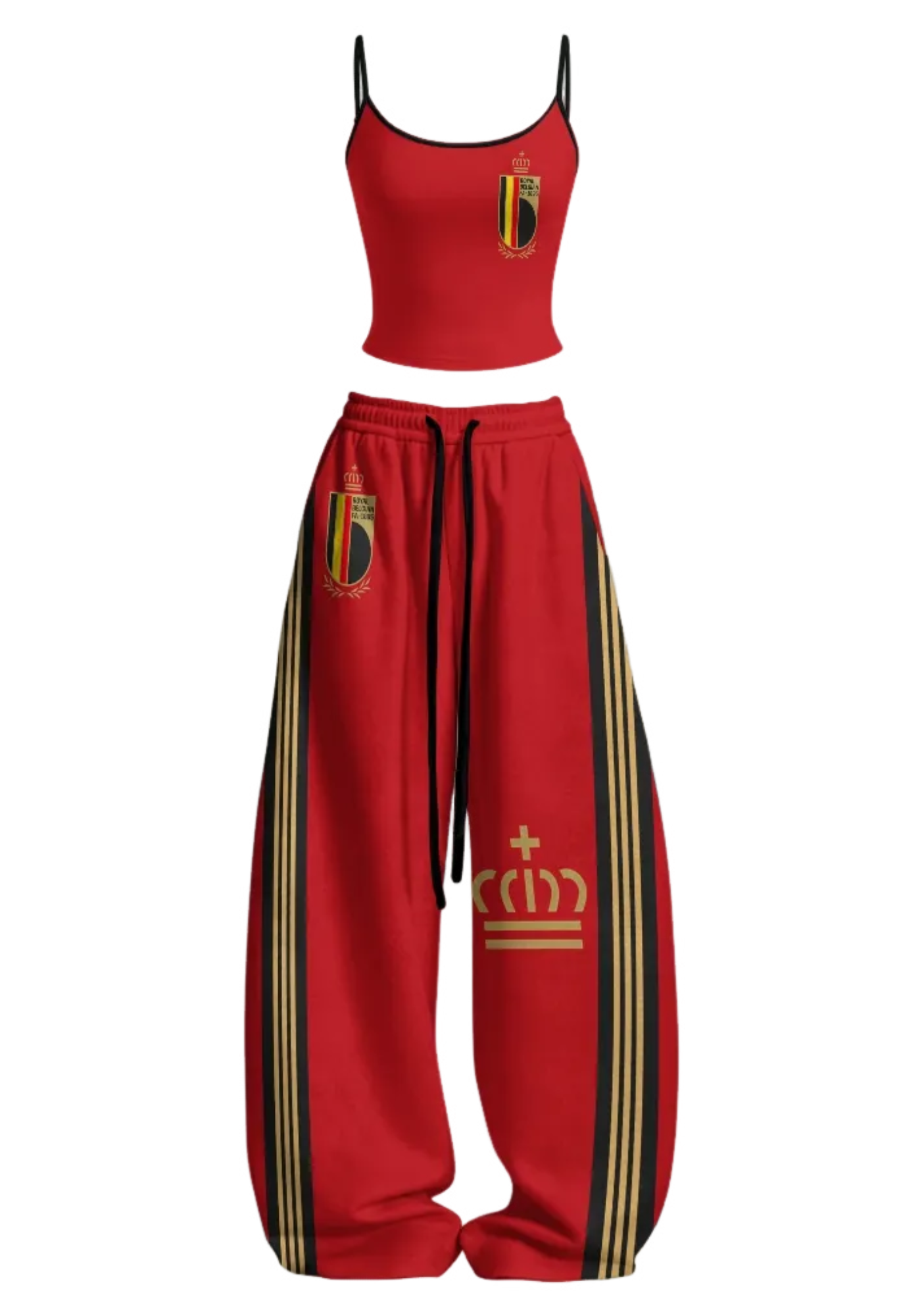 [Copy]Colombia Tight Casual Camisole Tops & Elasticated Trousers Two-Piece Set