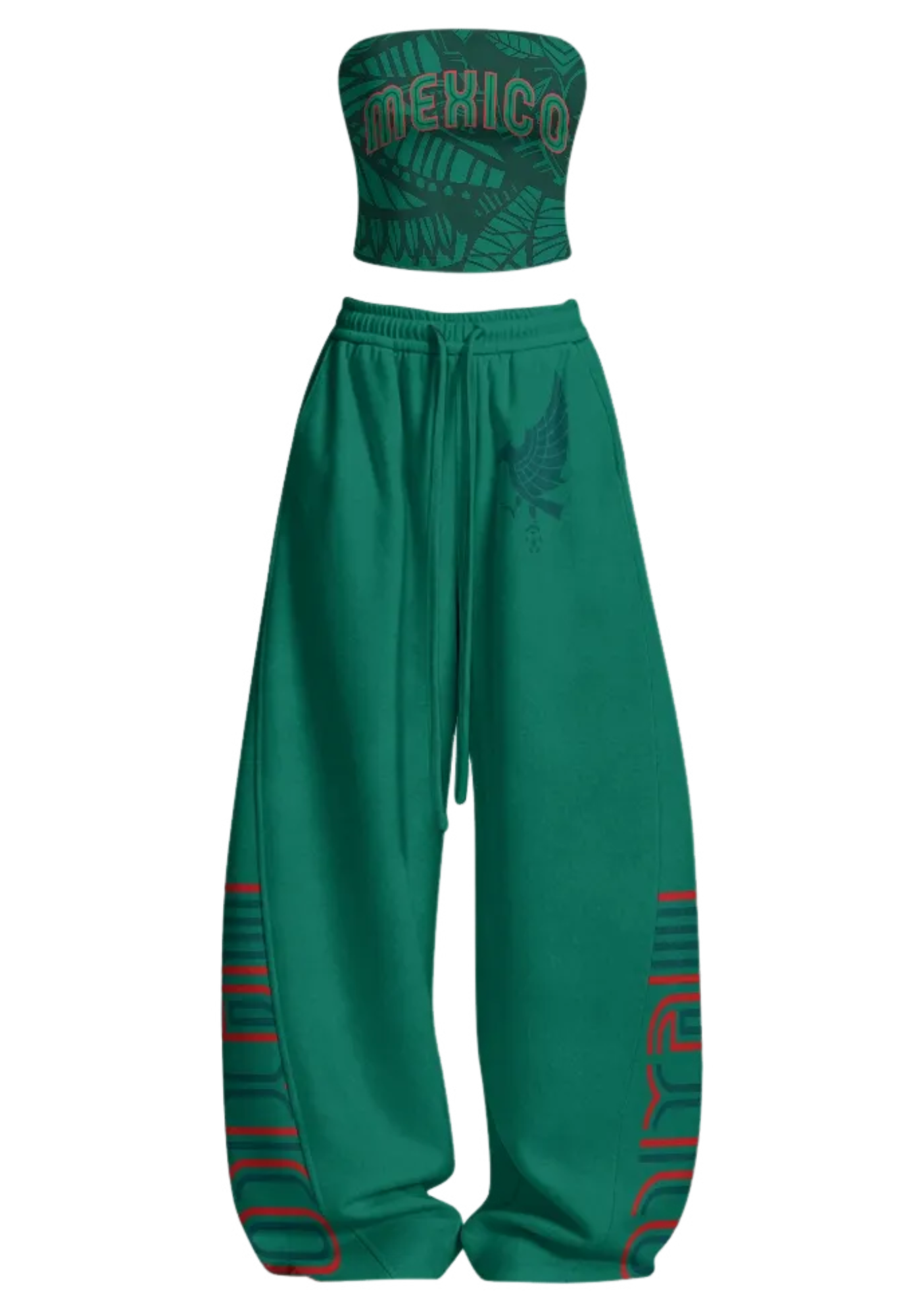 [Copy]Colombia Tight Casual Camisole Tops & Elasticated Trousers Two-Piece Set
