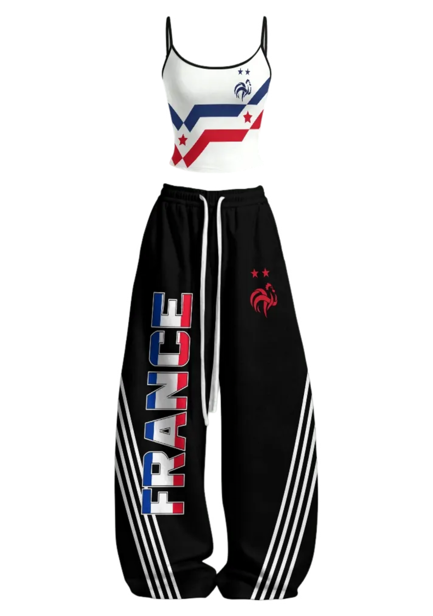 [Copy]Colombia Tight Casual Camisole Tops & Elasticated Trousers Two-Piece Set