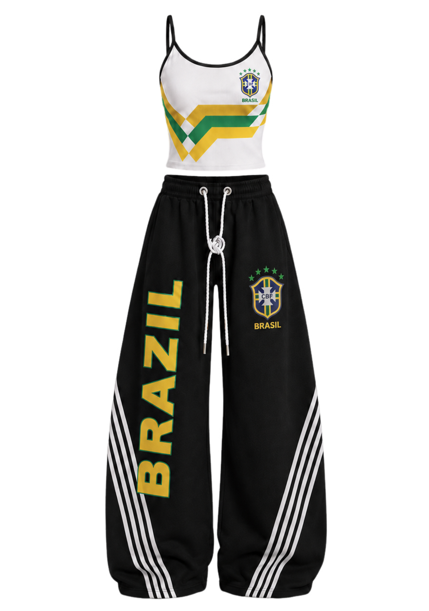 [Copy][Copy]Colombia Tight Casual Camisole Tops & Elasticated Trousers Two-Piece Set