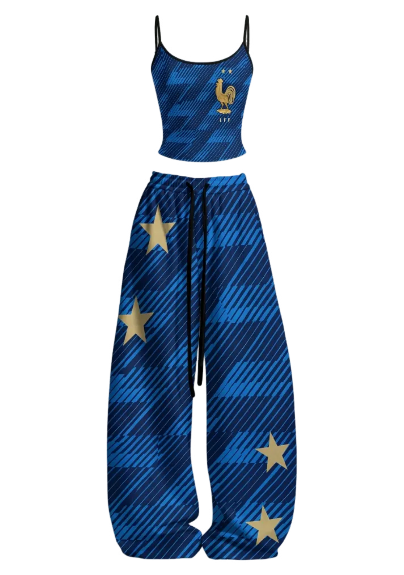 [Copy][Copy]Colombia Tight Casual Camisole Tops & Elasticated Trousers Two-Piece Set
