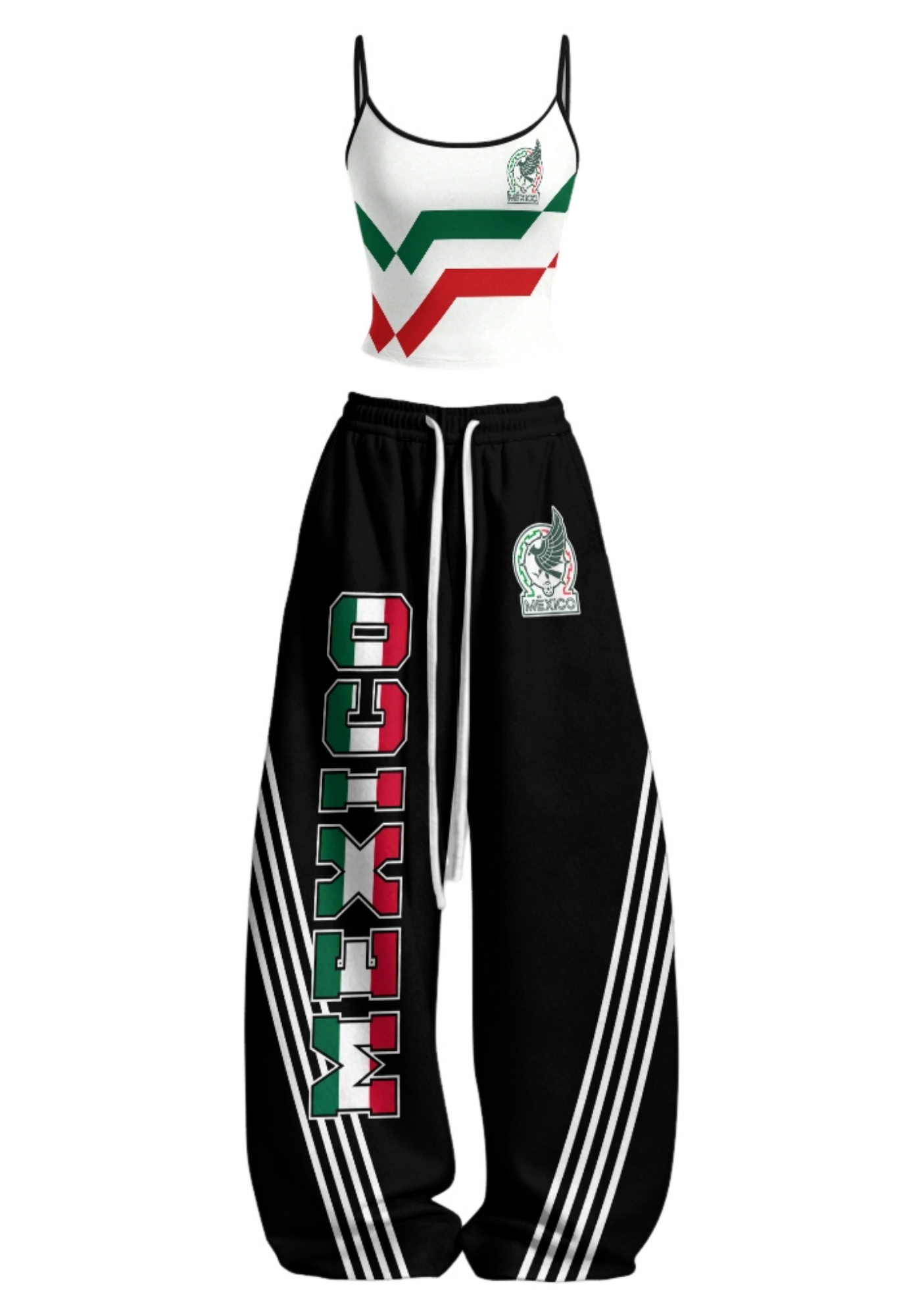 [Copy][Copy]Colombia Tight Casual Camisole Tops & Elasticated Trousers Two-Piece Set