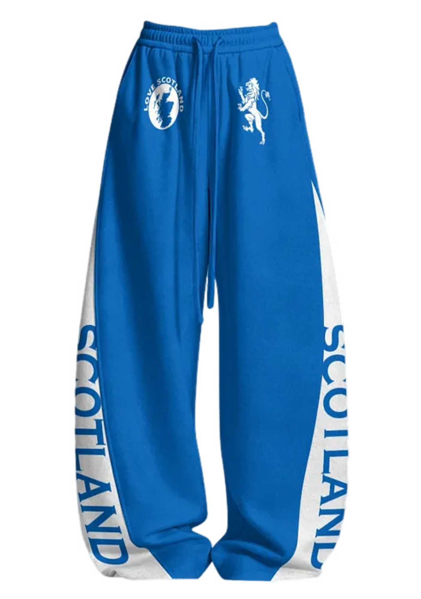 Scotland Saltire Flag Rampant Lion Tops & Elasticated Trousers Two-Piece Set