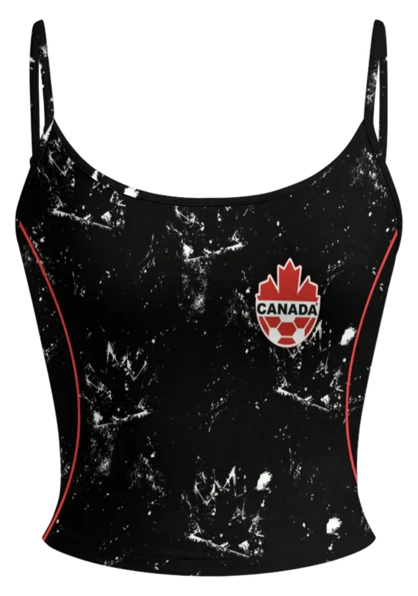 Canada Maple Leaf Splash Tops & Elasticated Trousers Two-Piece Set