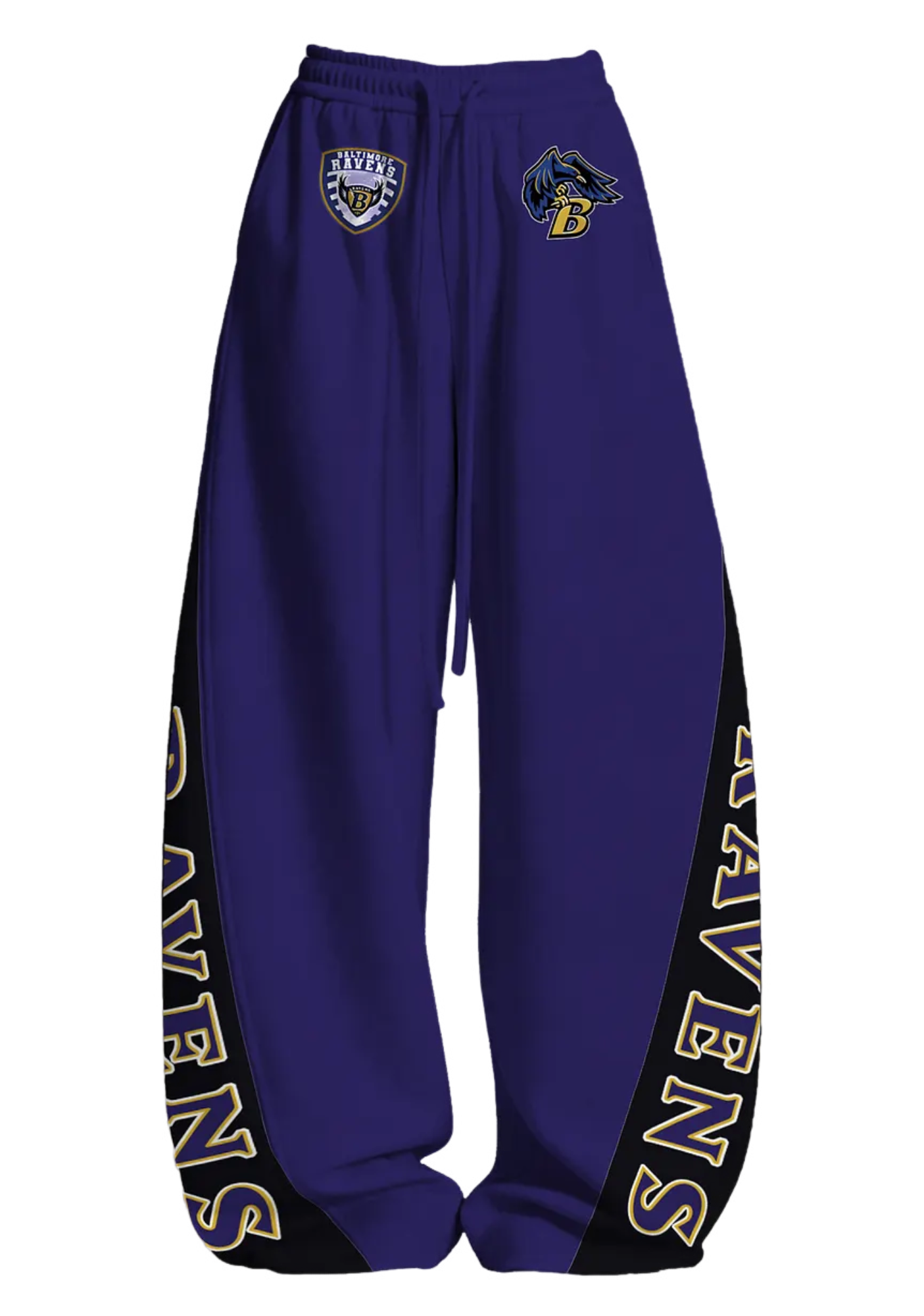 Baltimore Ravens Bow Tops & Elasticated Trousers Two-Piece Set