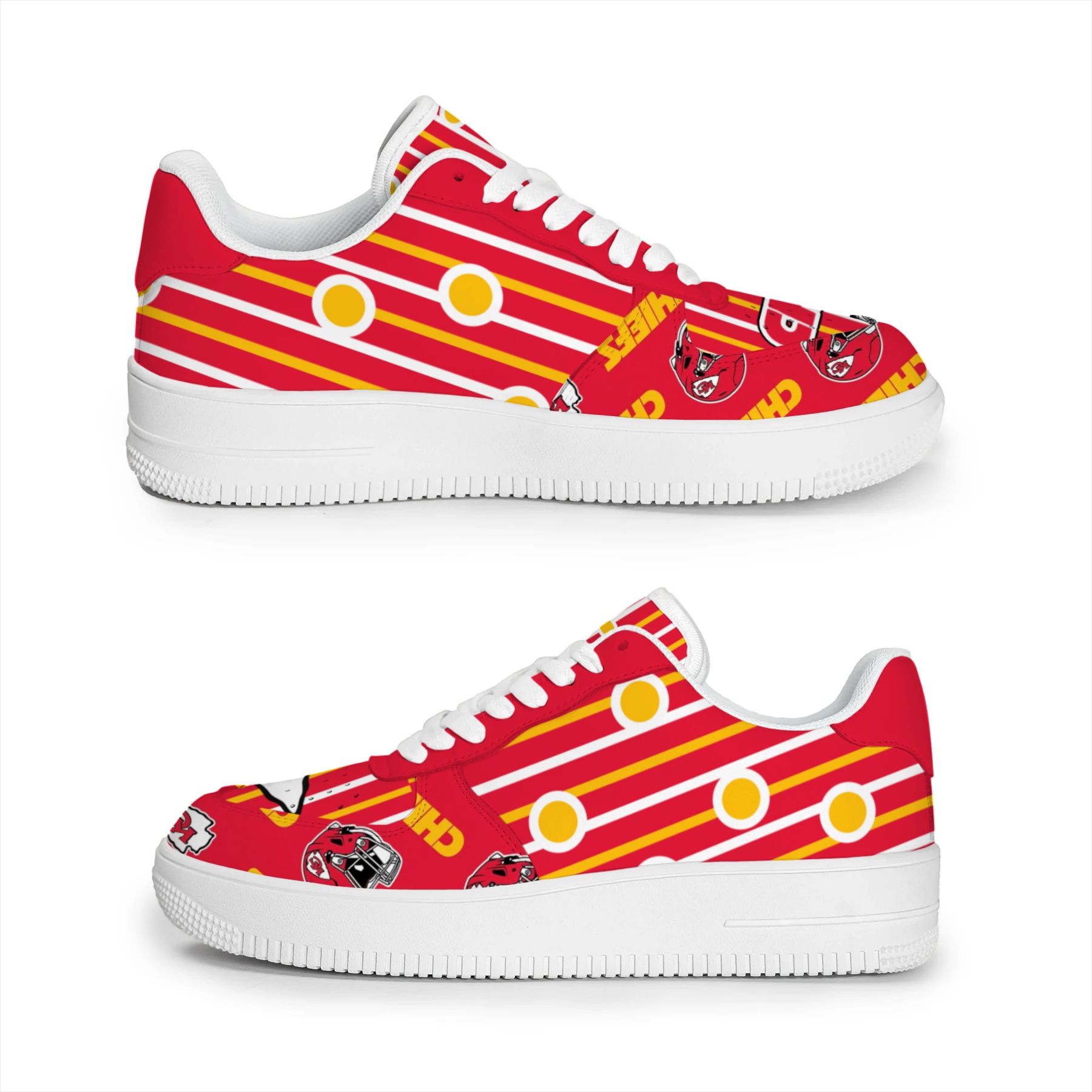 [Copy]Chief Inspired Football Helmet Low Top Sneakers