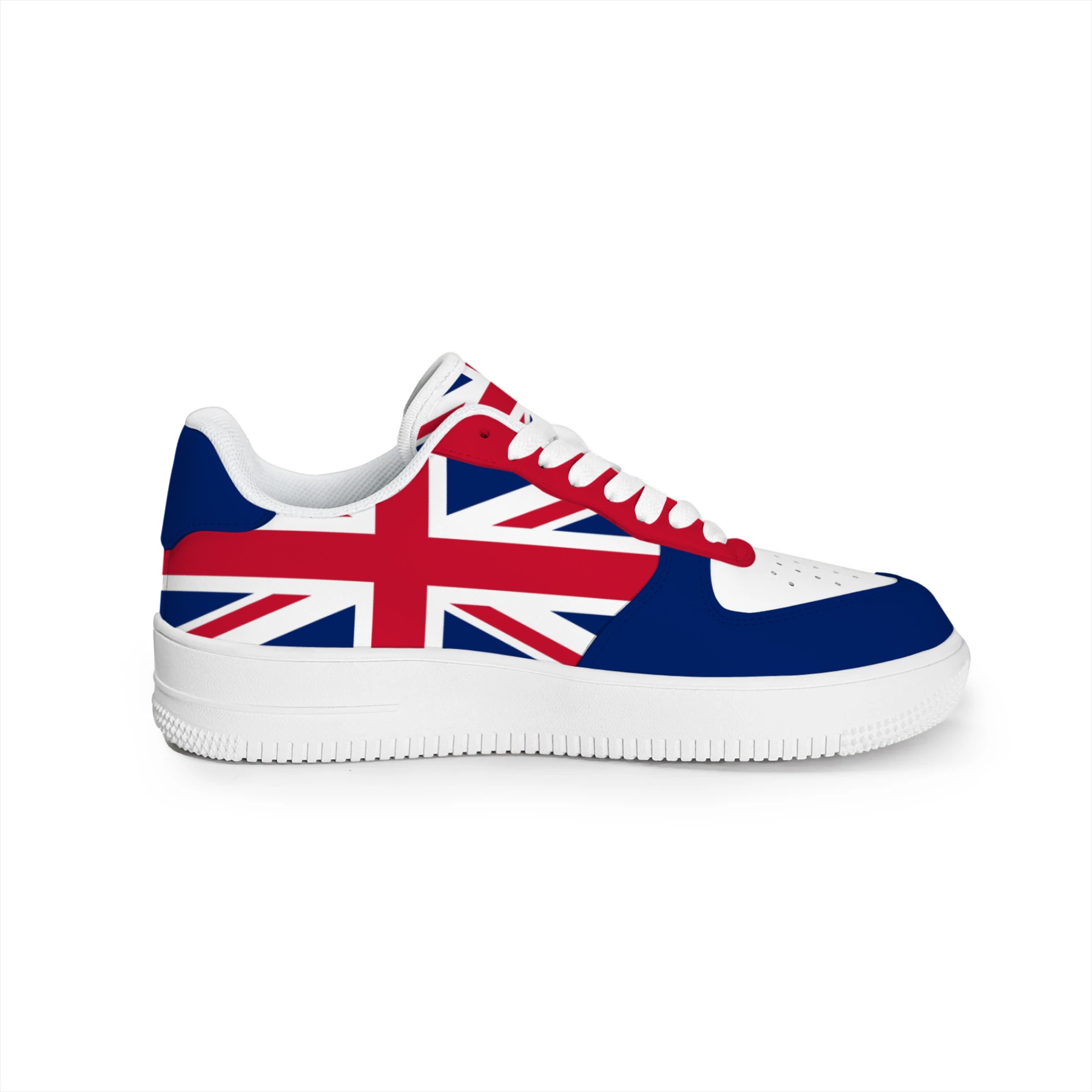 UK Union Flag Royal Coat of Arms Low Top Sneakers