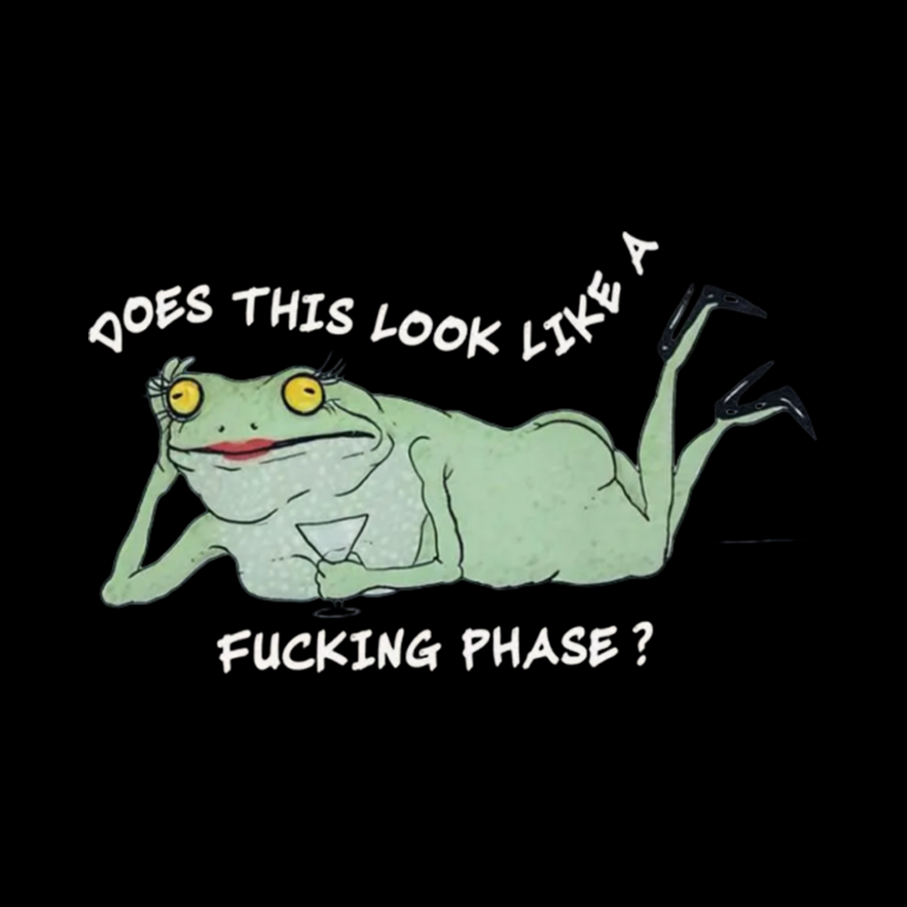Funny LGBT Pride Frog Meme Off Shoulder T-shirt