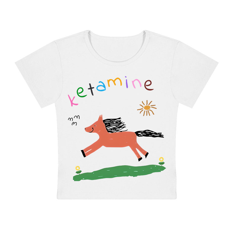 Pink Pony Y2K Baby Tee