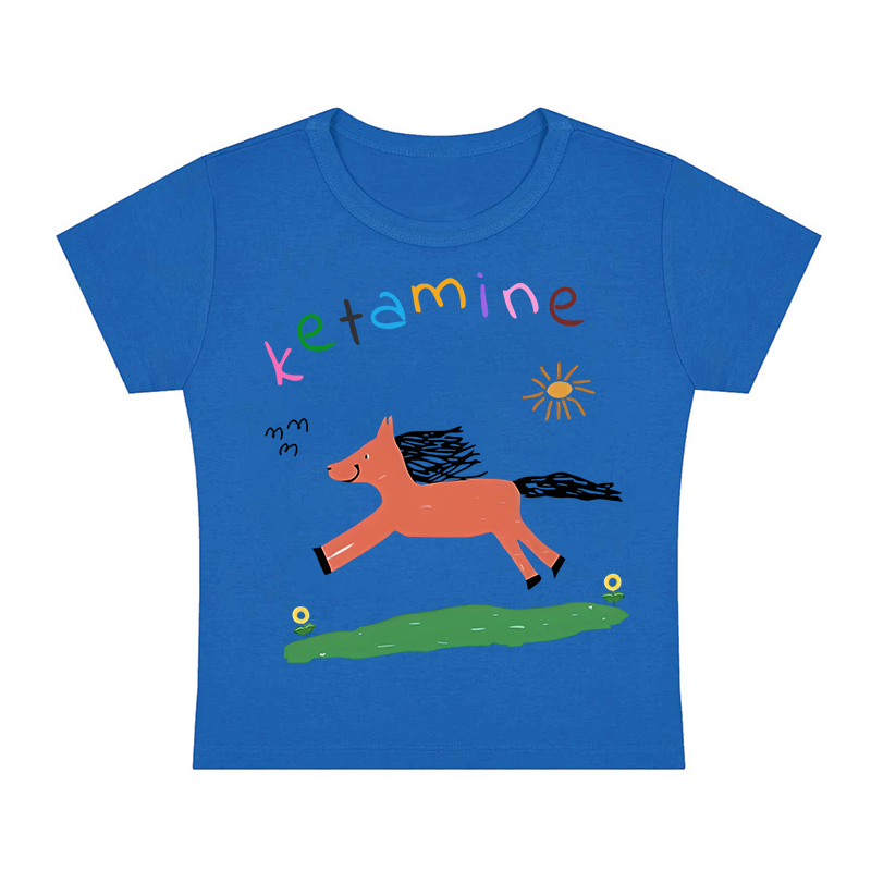 Pink Pony Y2K Baby Tee