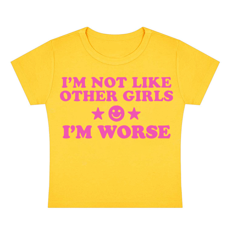 I'm Not Like Other Girls Y2K Baby Tee