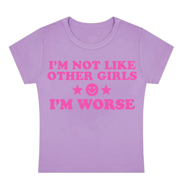 I'm Not Like Other Girls Y2K Baby Tee
