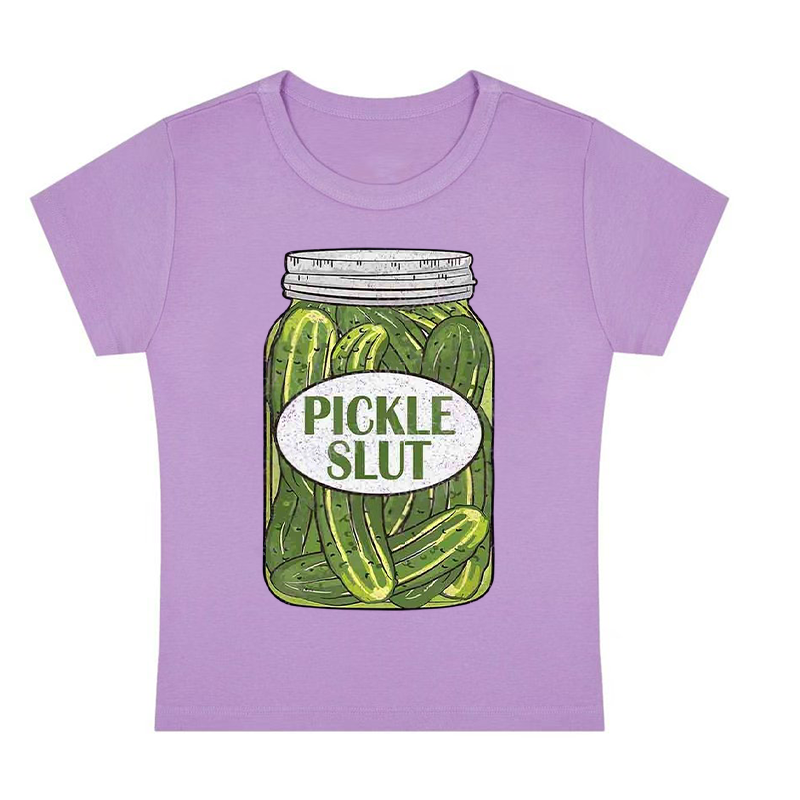 Pickle Slxt Y2K Baby Tee