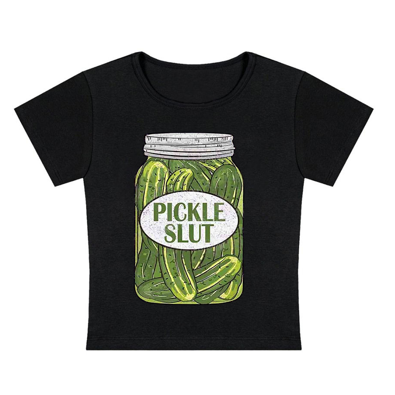 Pickle Slxt Y2K Baby Tee