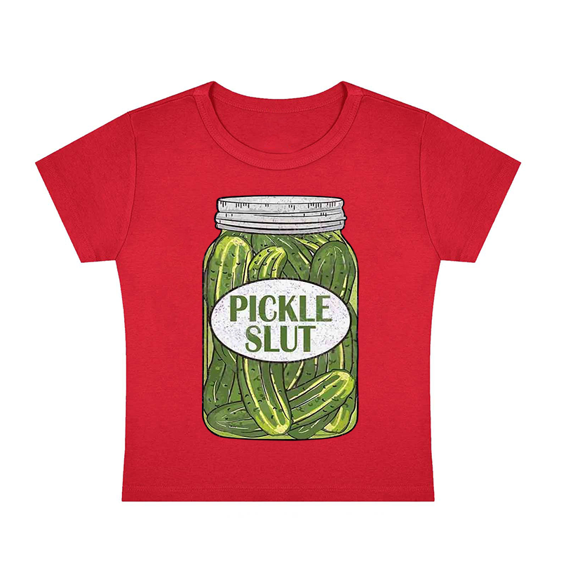 Pickle Slxt Y2K Baby Tee