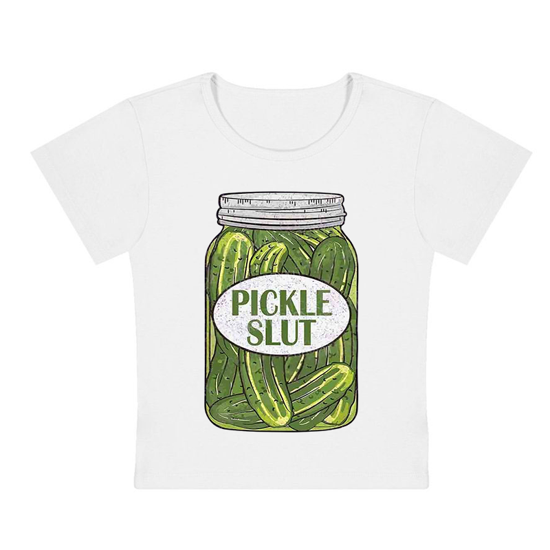 Pickle Slxt Y2K Baby Tee