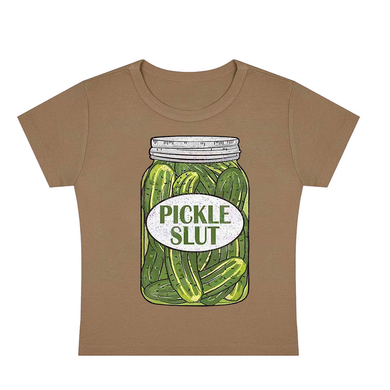 Pickle Slxt Y2K Baby Tee