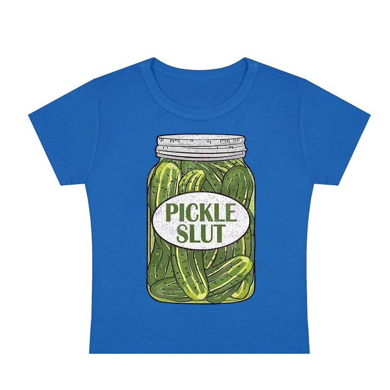 Pickle Slxt Y2K Baby Tee